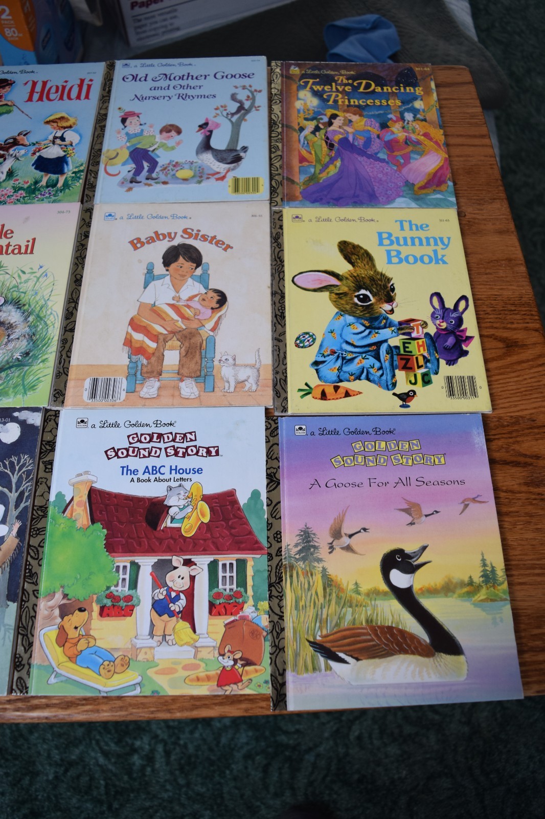 Lot of 15 Vintage Little Golden Books Standard Size 6 5/8 X 7 7/8 Inches