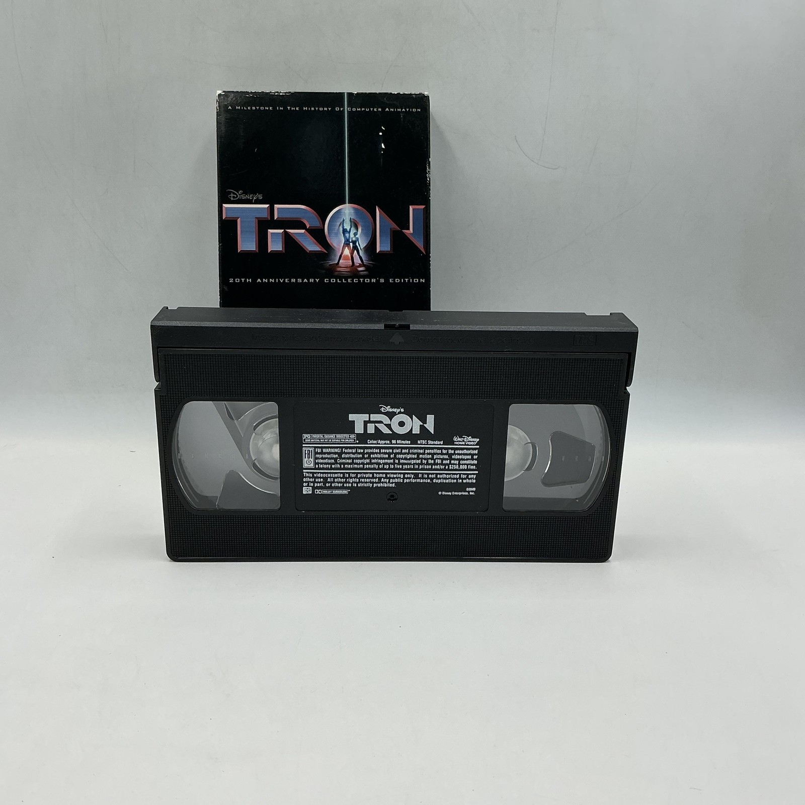 Vintage Disney’s TRON 20th Anniversary Collector’s Edition Black VHS 2002