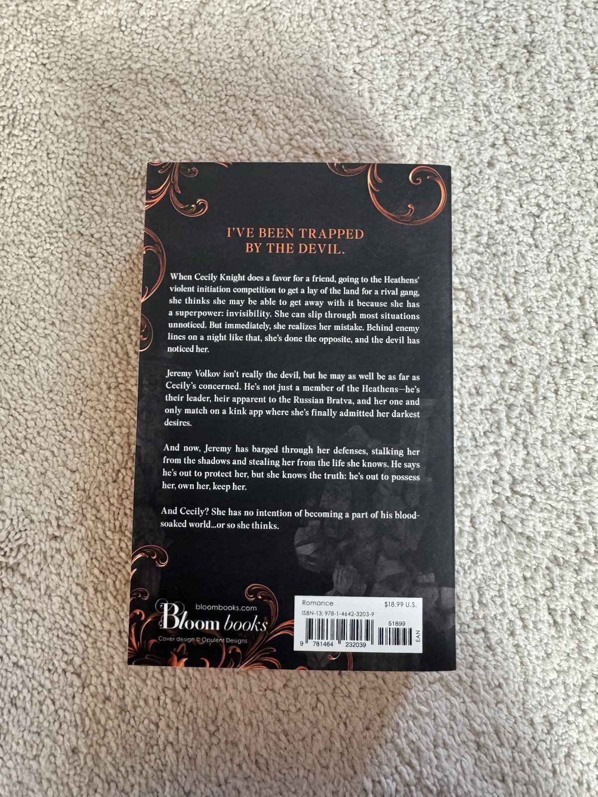God of Wrath by Rina Kent – signed book plate Deluxe edition with sprayed edges