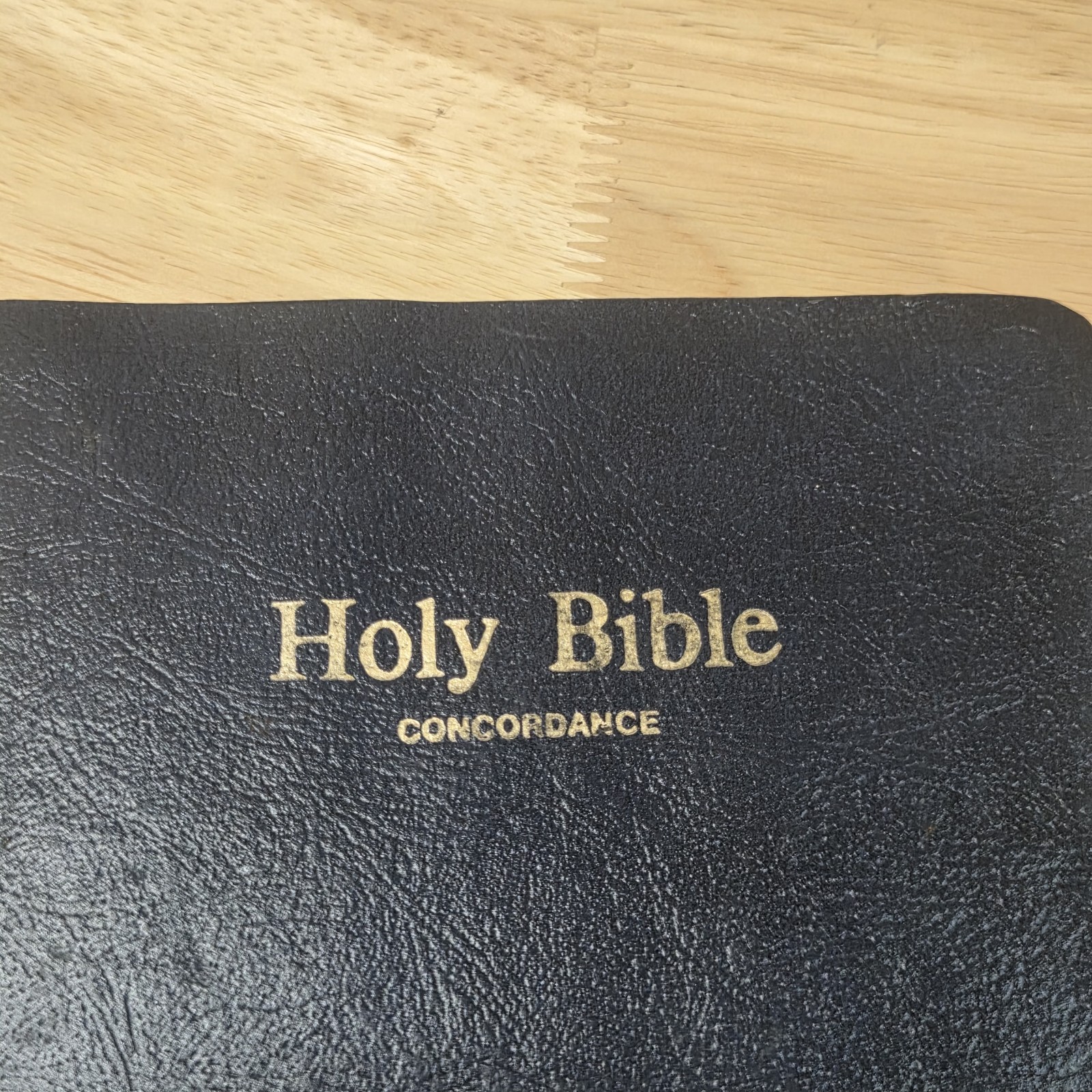 Holy Bible KJV King James Version Red Letter with Concordance Word Aflame 1973