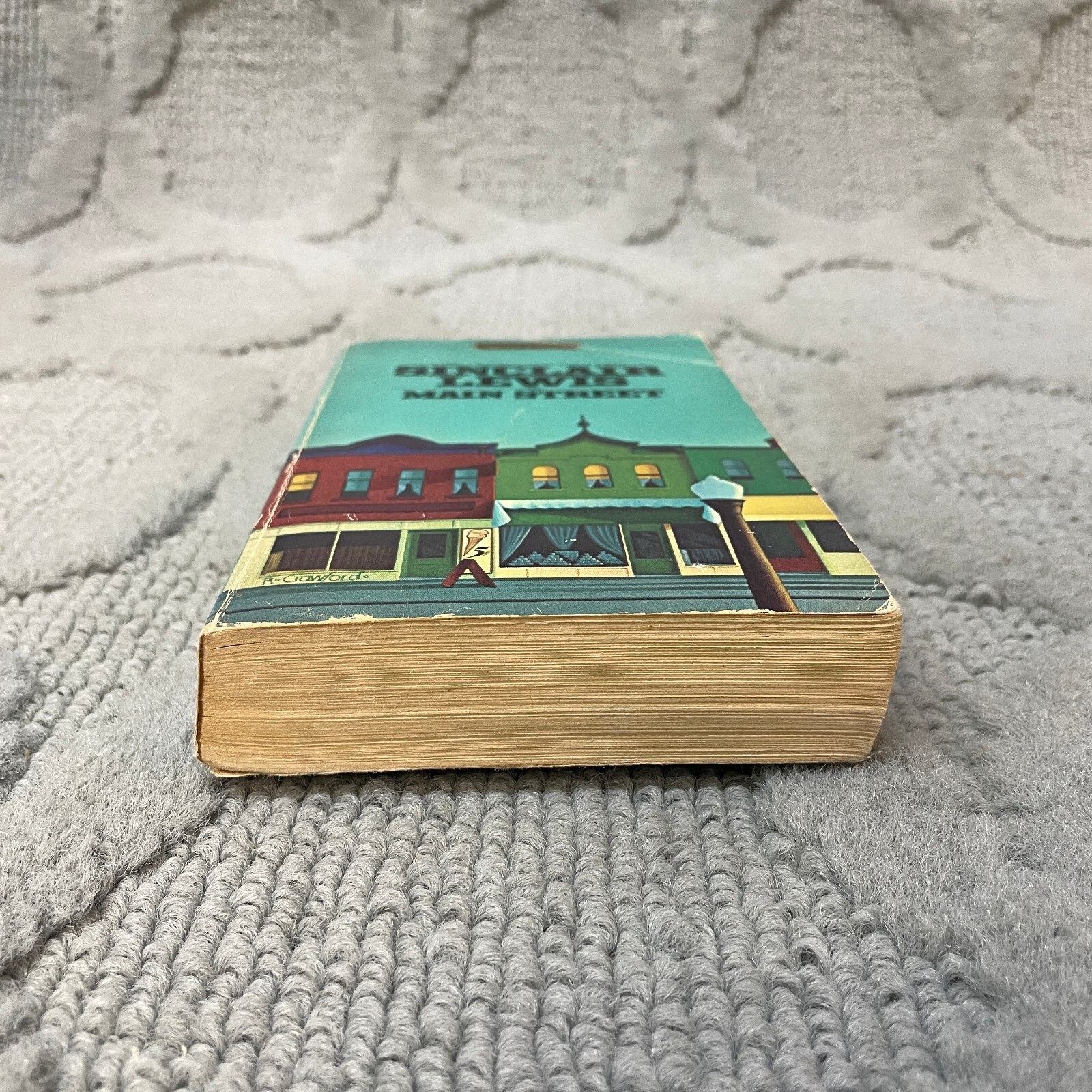 Main Street Historical Fiction Paperback Book by Sinclair Lewis Signet 1980