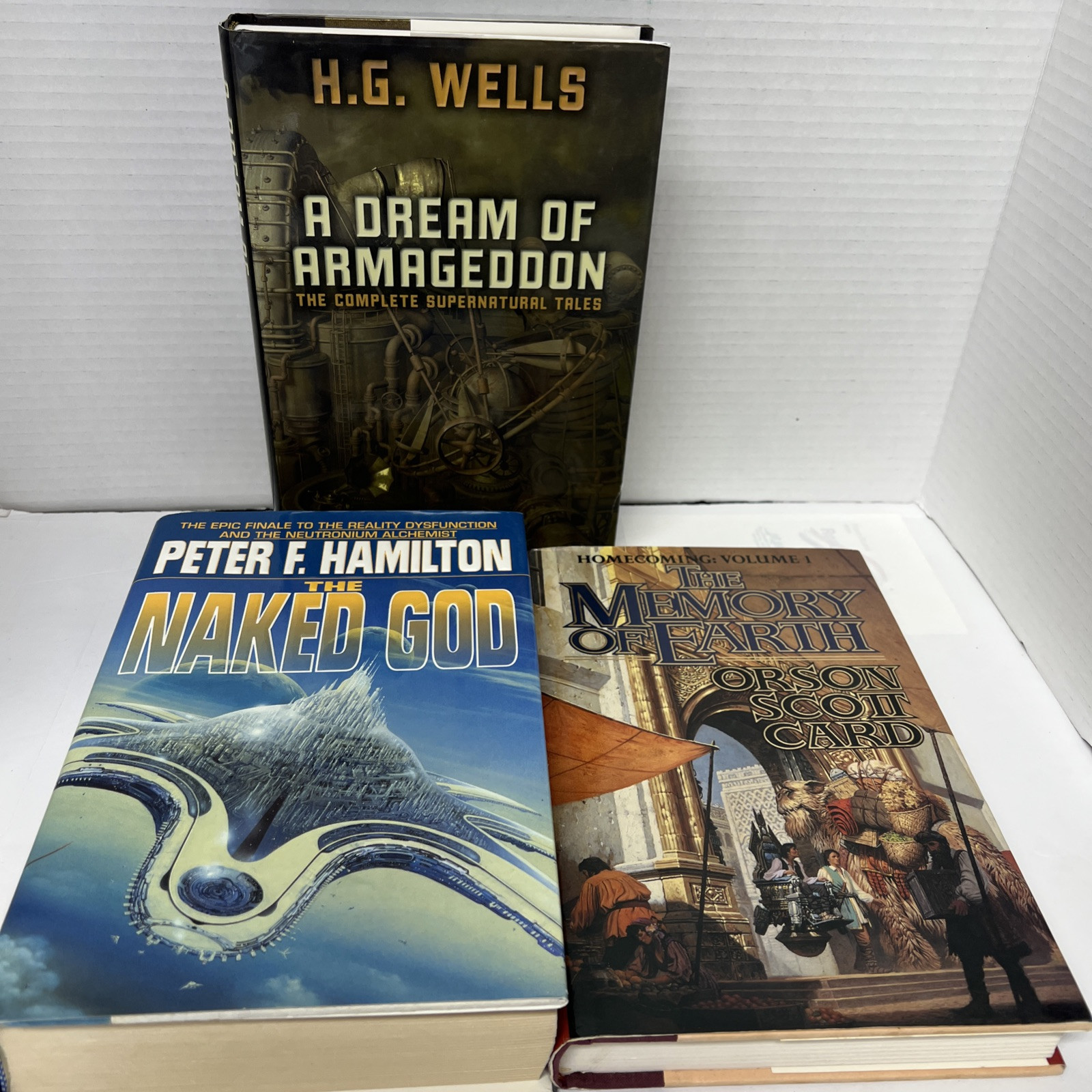 Lot of 12 Sci-Fi / Fantasy Hardcover Books from 80/90/2000s Many 1st Printings!
