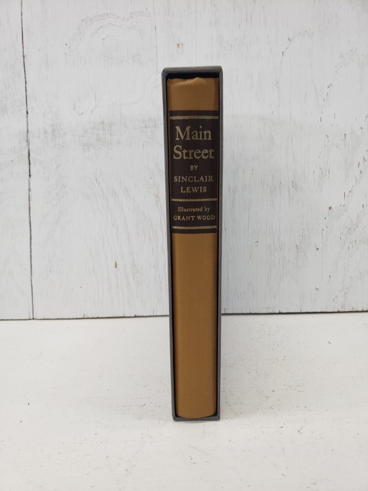Main Street by Sinclair Lewis Book The Heritage Club Sandglass 1970