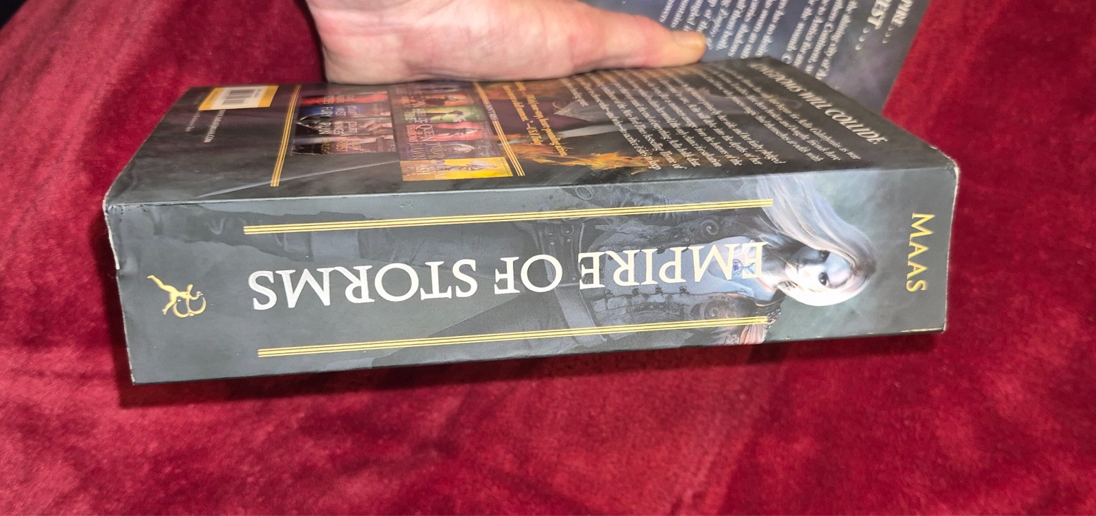 Throne of Glass TOWER OF DAWN EMPIRE OF STORMS PAPERBACK SET LOT Sarah J Maas