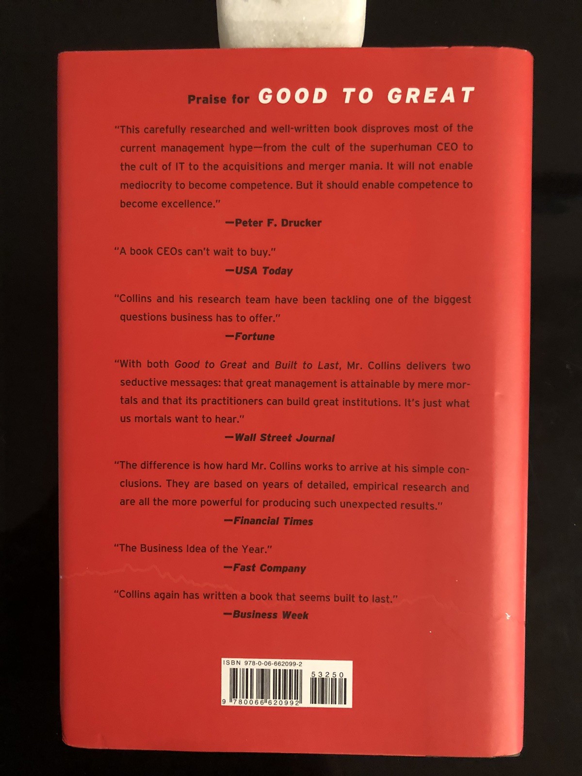Jim Collins Good To Great Harper Business 2001 First Edition H/C D/J L/N Econom.