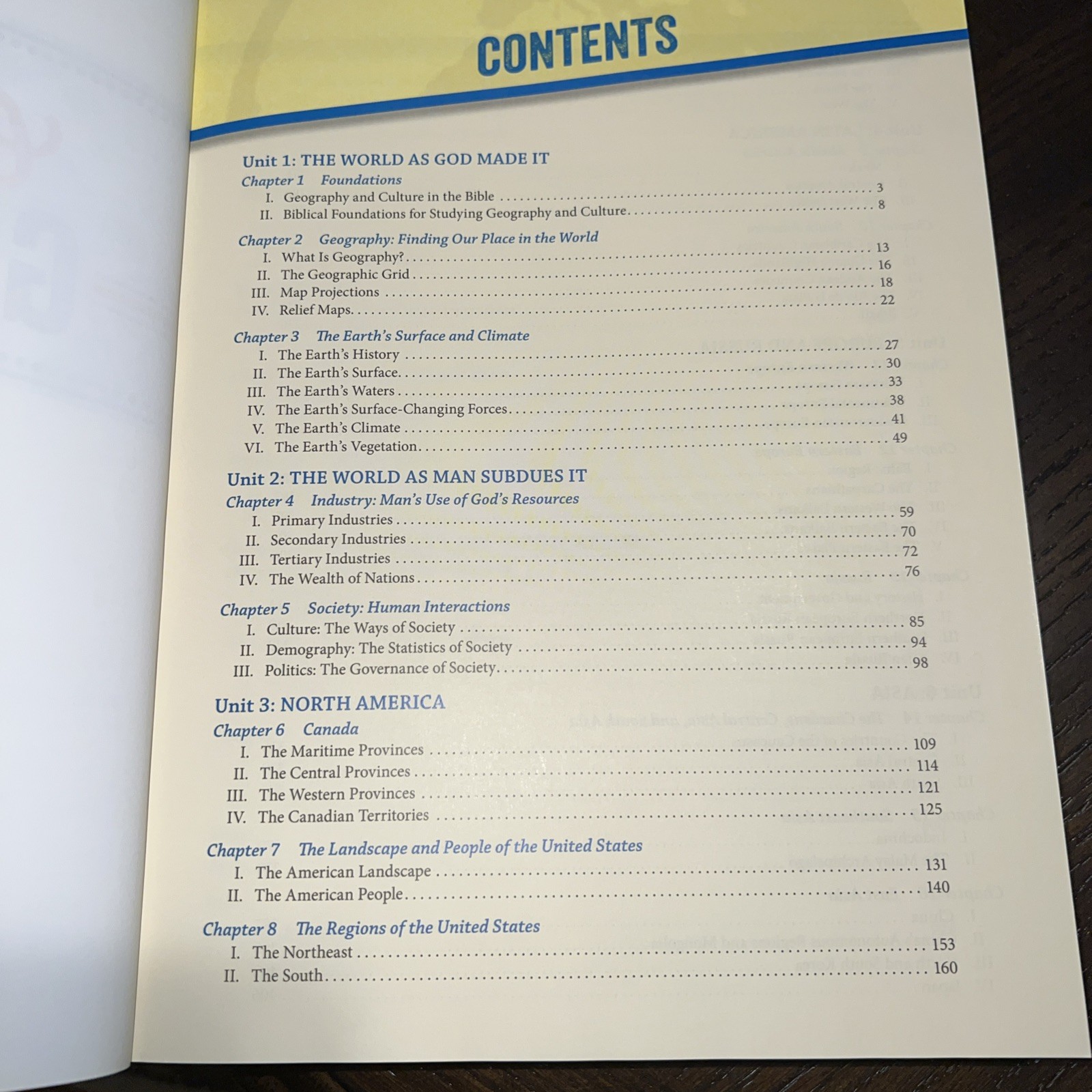 BJU Bob Jones 9th grade CULTURAL GEOGRAPHY Student Text Textbook 4th Edition