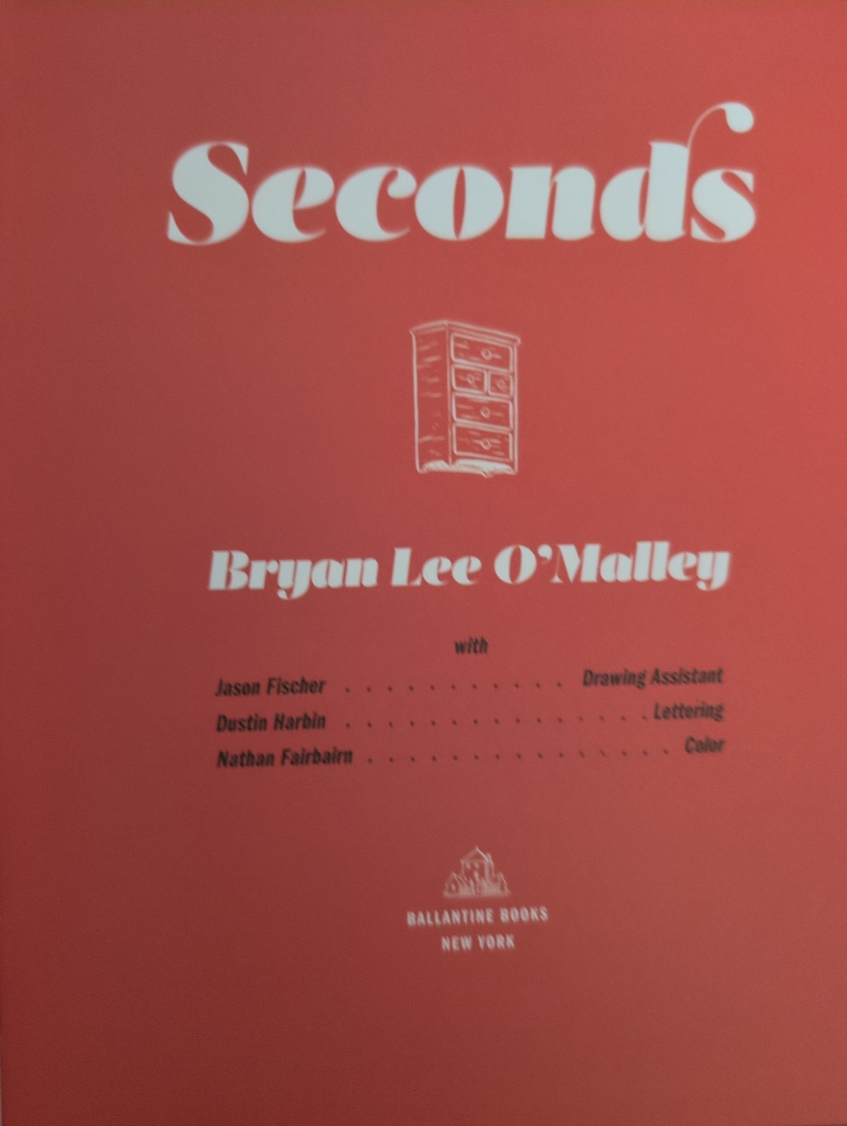 Seconds #1 New York Times Best Seller Scott Pilgrim Series