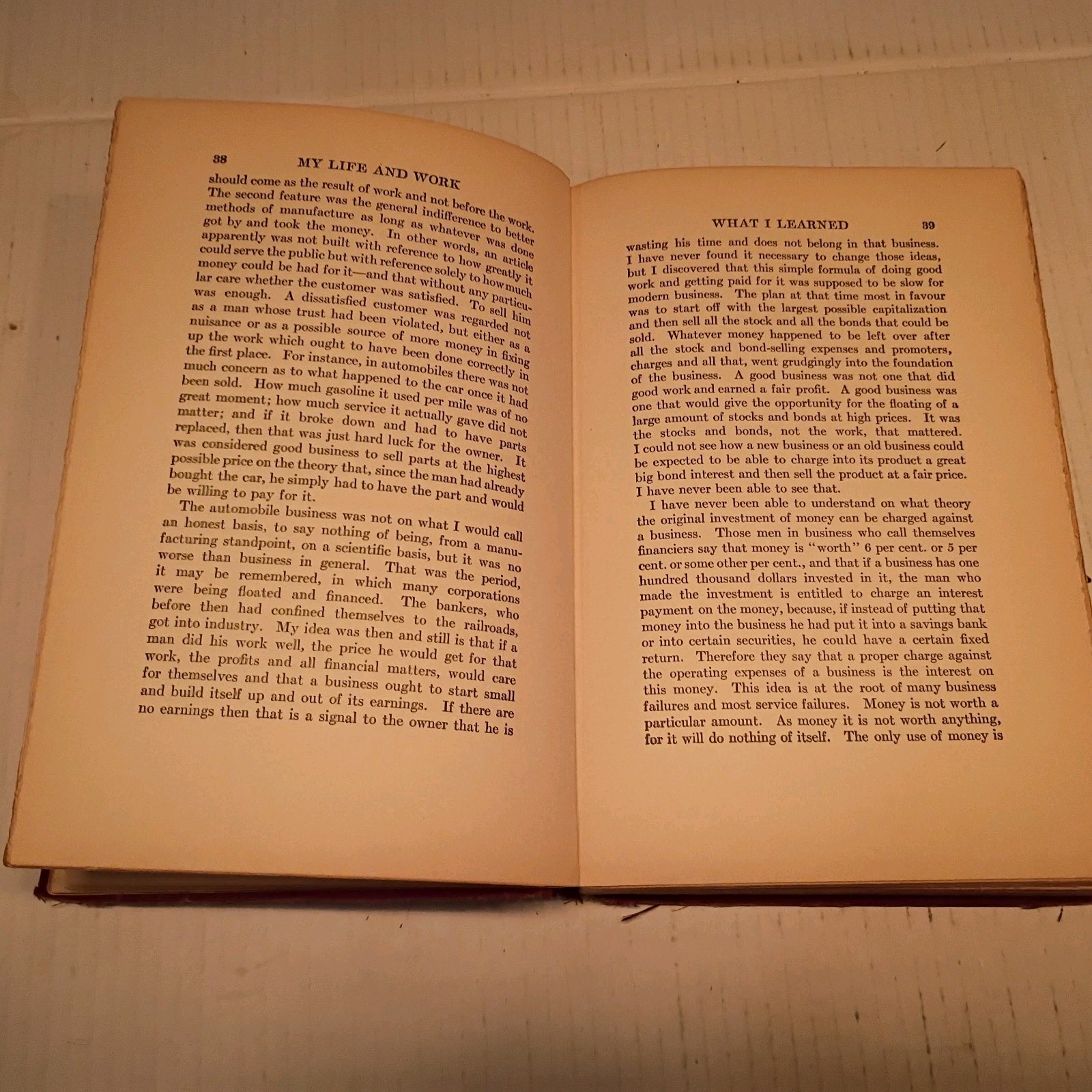 1922 My Life And Work By Henry Ford