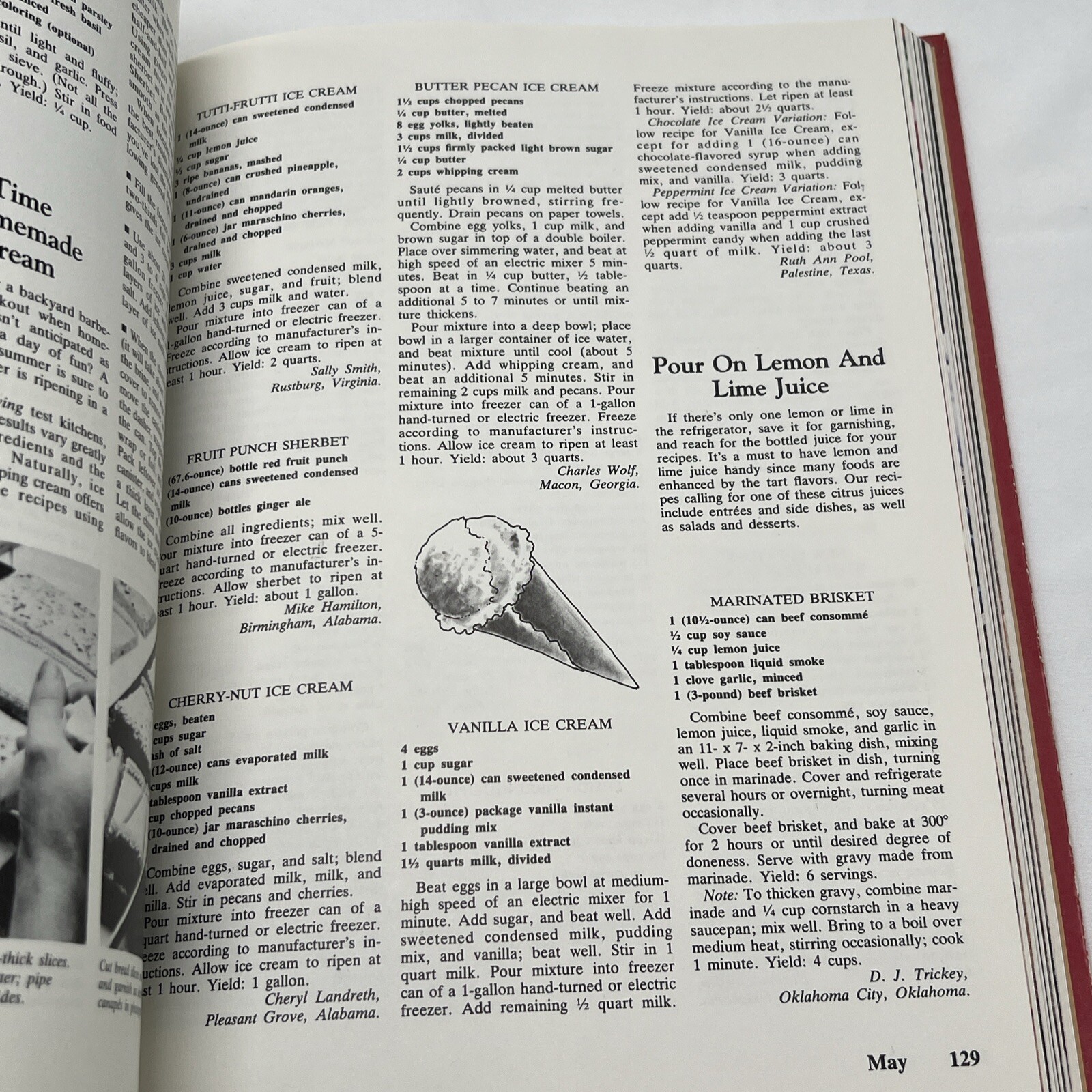 Southern Living Annual Recipes Cookbook 1986 Vintage Cookbook 372 Pages