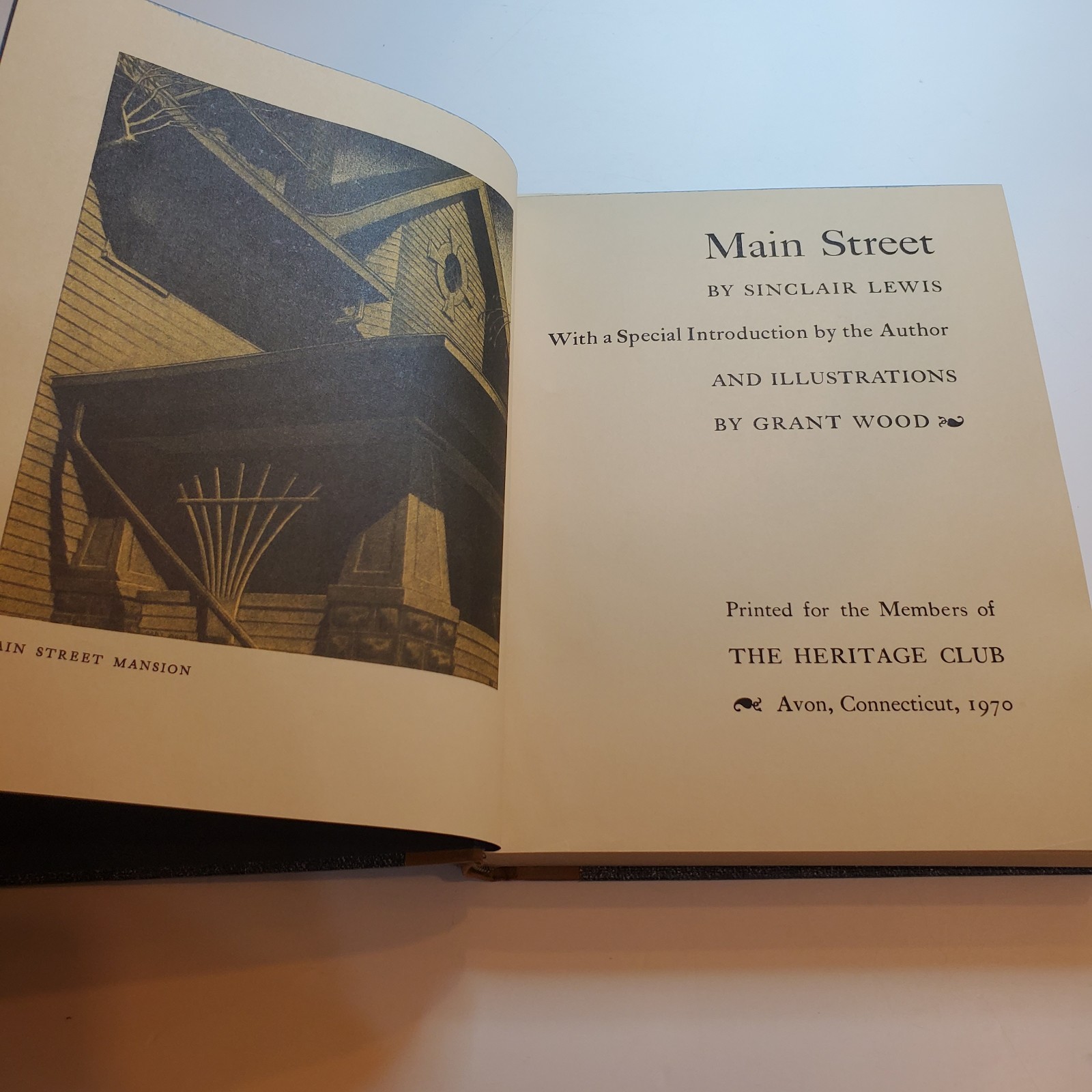 Main Street (Illustrated by Grant Wood), Sinclair Lewis