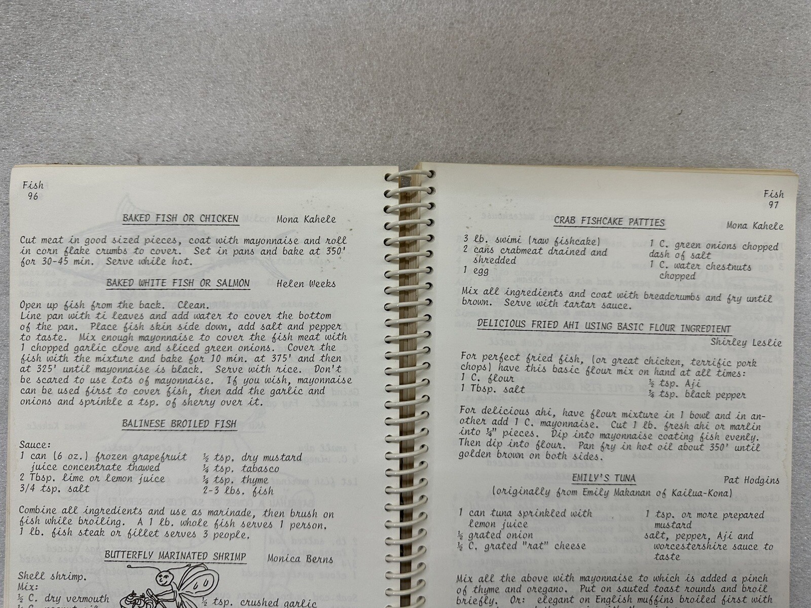 The Kahikolu Country Cookbook Hawaiian Recipes – over 200 pages – 1982