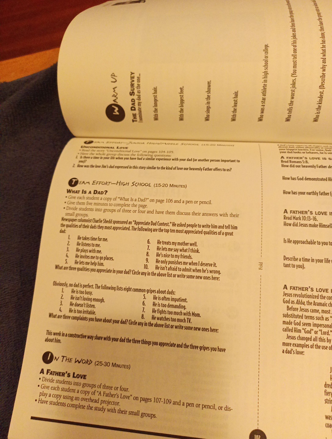 THE WORD ON FAMILY YOUTHBUILDERS GROUP BIBLE STUDIES , By Jim Burns, Homeschool
