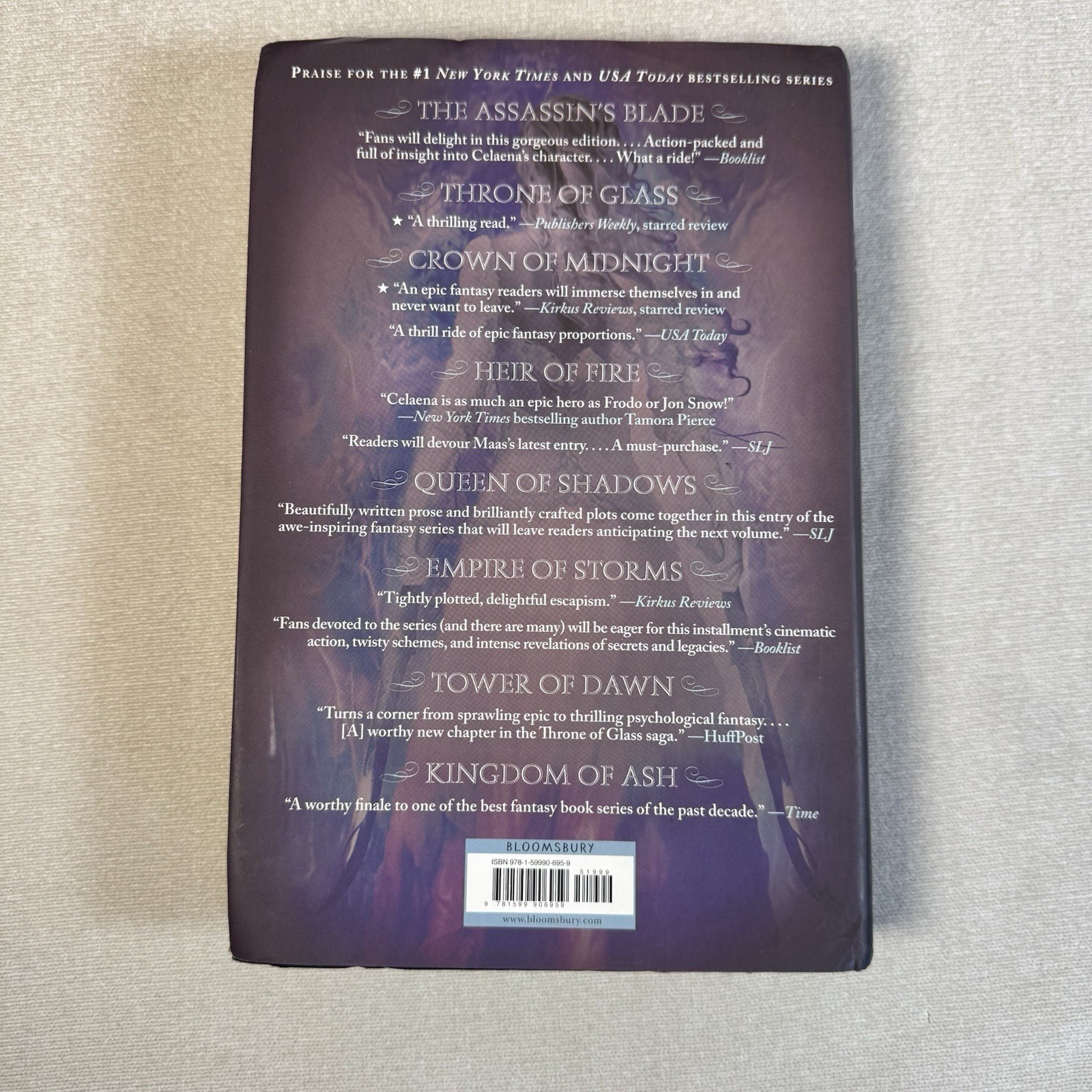 OOP Throne of Glass Sarah J Maas Hardcover First Edition/ 18th Print Original