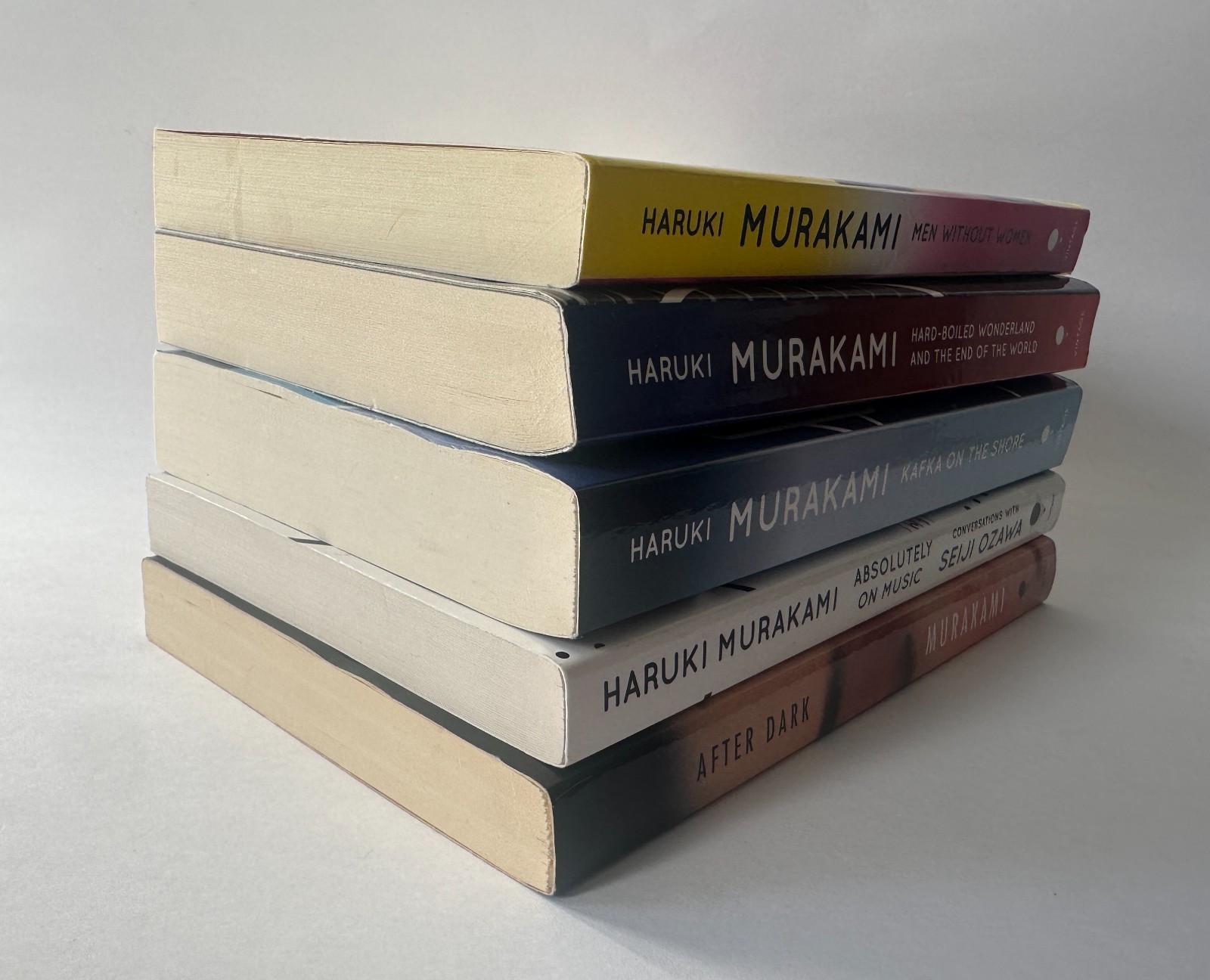 HARUKI MURAKAMI Kafka Shore/Hard-Boiled/On Music/After Dark/Men Women 5 TPB LOT