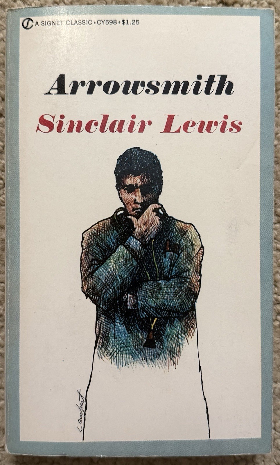 ARROWSMITH BY SINCLAIR LEWIS 1961 SIGNET CLASSIC VINTAGE PAPERBACK