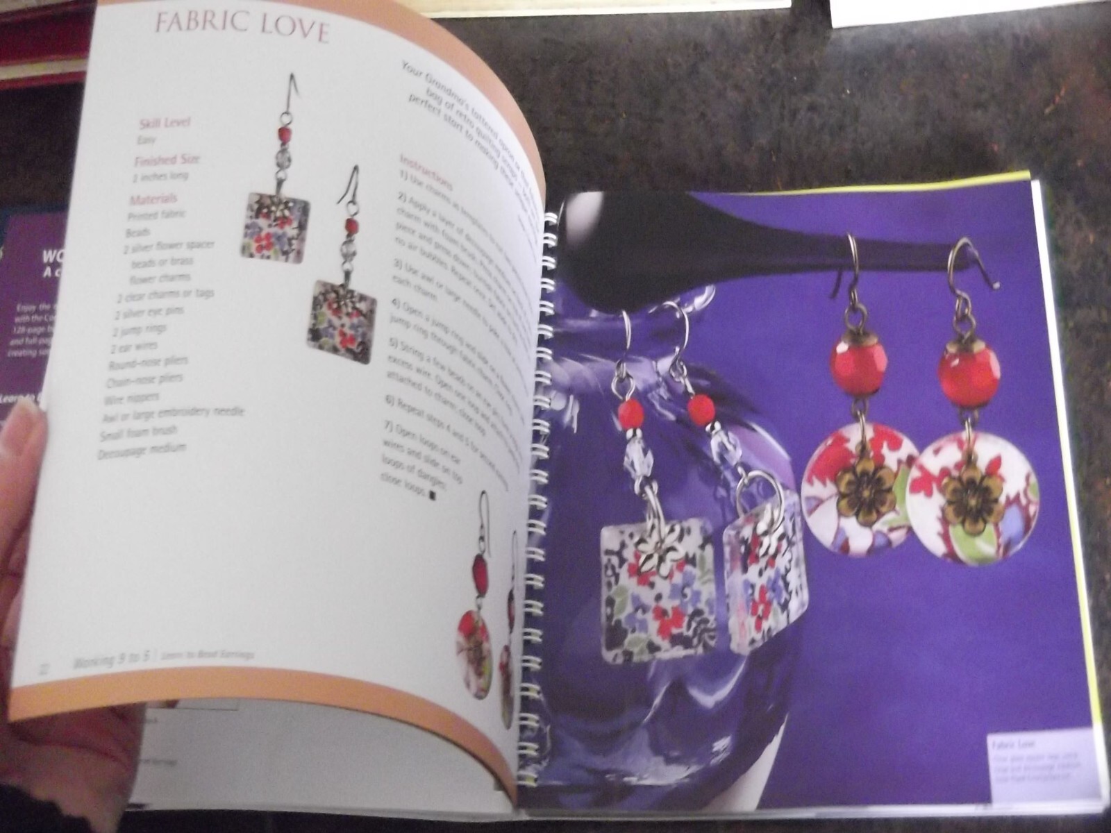 LEARN TO BEAD EARRINGS, 126pages,54 HOW TO MAKE PROJECTS, PAPERBACK ,AUST