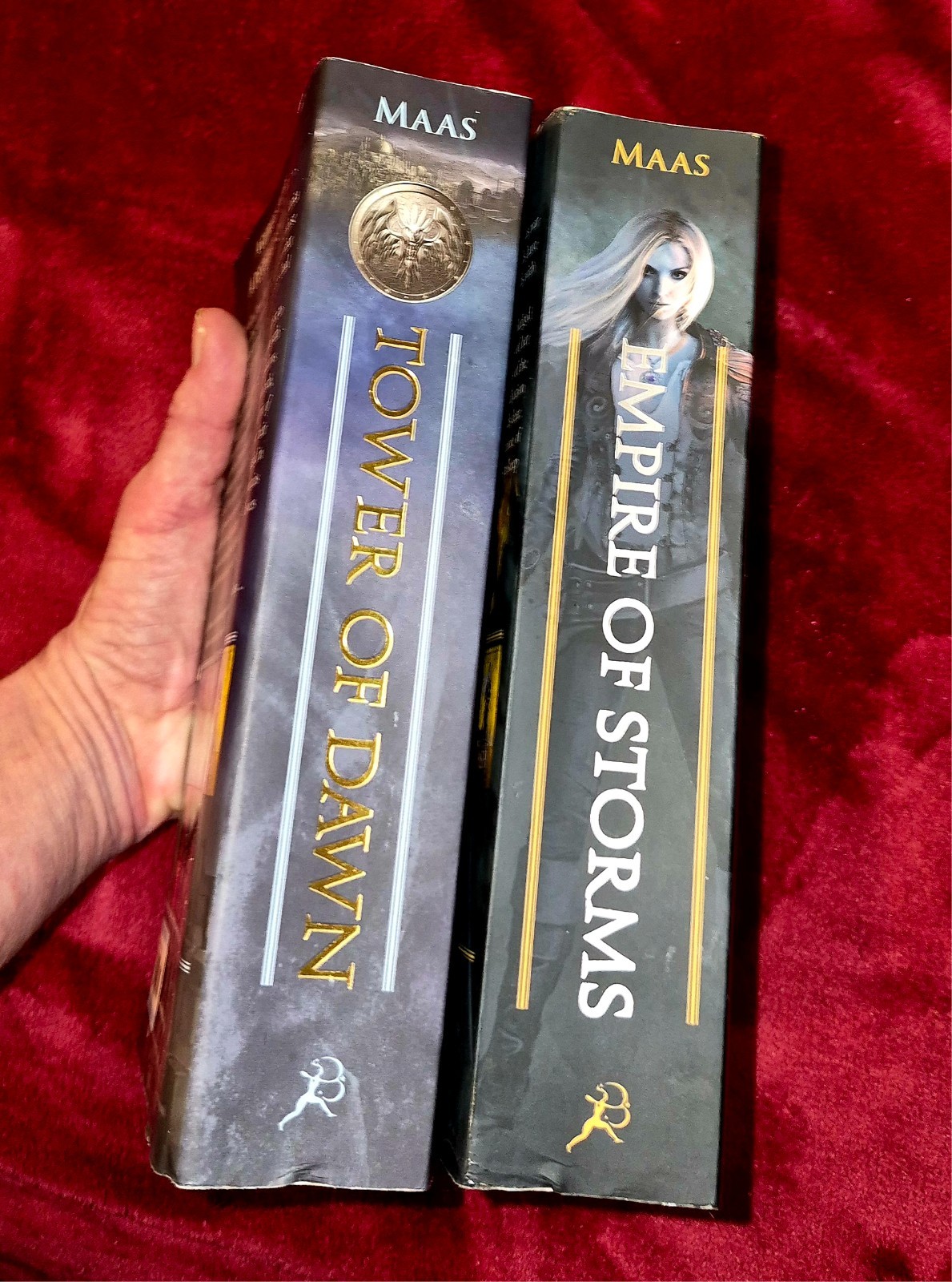 Throne of Glass TOWER OF DAWN EMPIRE OF STORMS PAPERBACK SET LOT Sarah J Maas