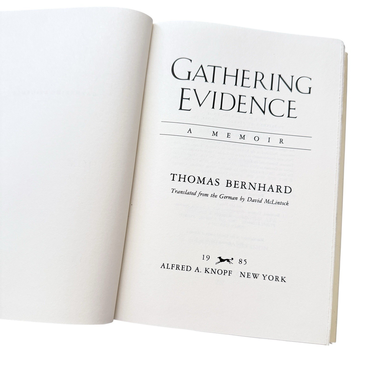 Thomas Bernhard 7 Book Lot, The Loser, Woodcutters, Yes, Gathering Evidence 1sts