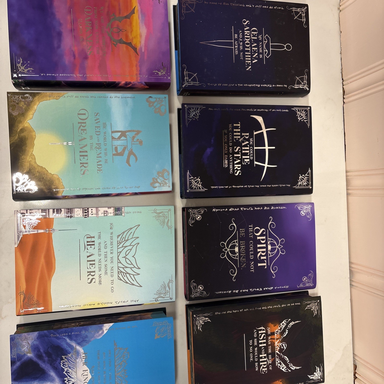 Acrylipics Throne Of Glass Special Edition Sprayed Edge Set Terrasen
