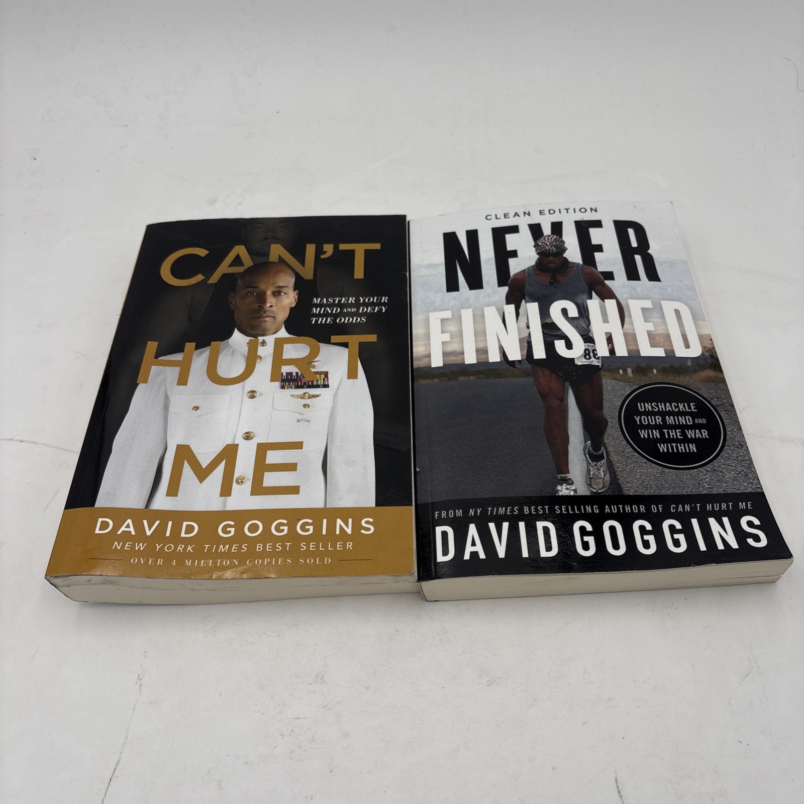 Can’t Hurt Me + Never Finished by David Goggins – 2 Book Set I1-10
