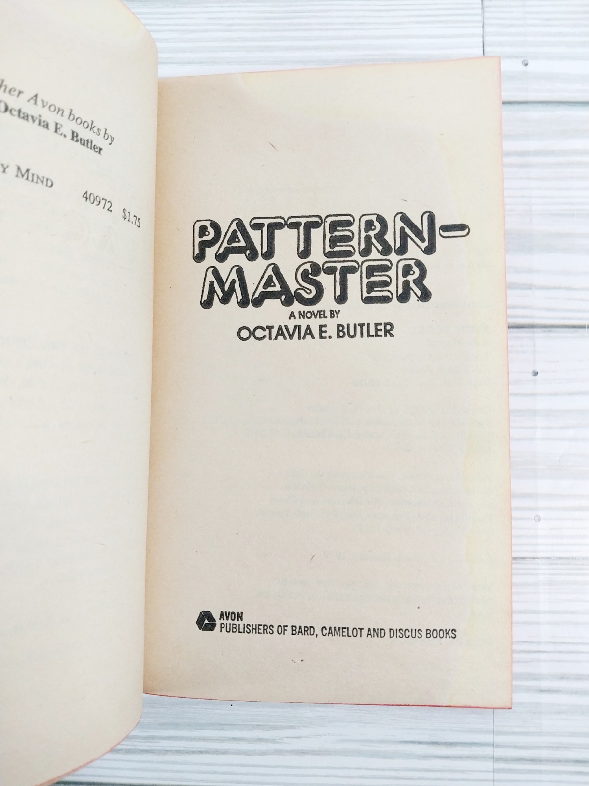 OCTAVIA BUTLER☆ The Patternist Series~Vintage Paperback Lot of 4 First Printing