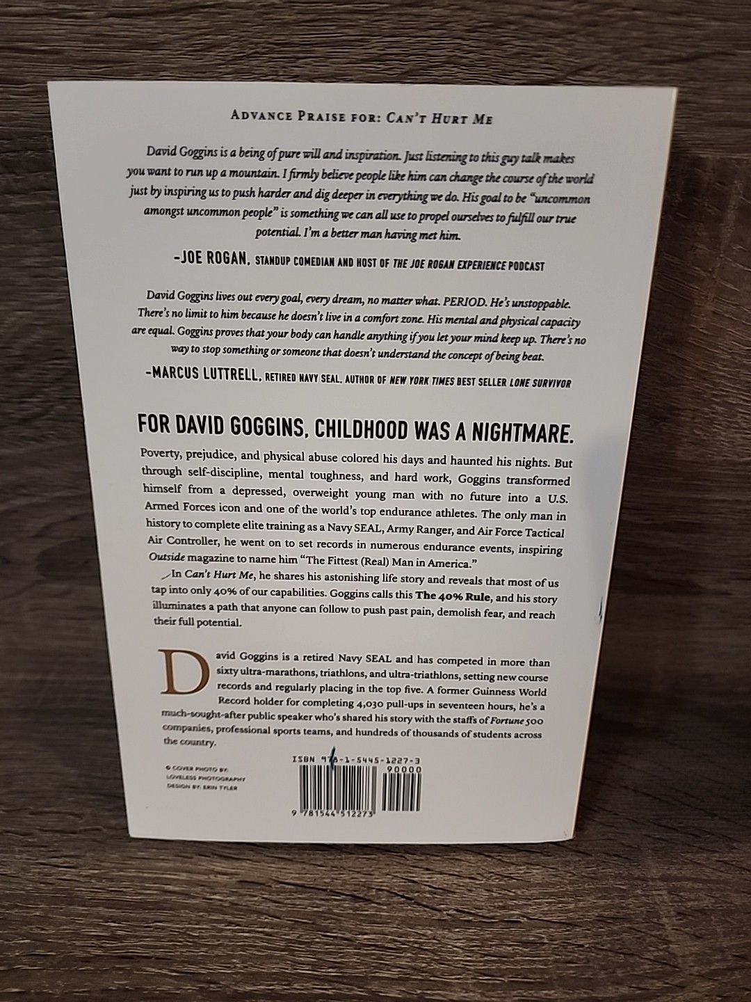 Can’t Hurt Me by David Goggins (2018, Paperback, UNMARKED TEXT!) FREE SHIPPING!