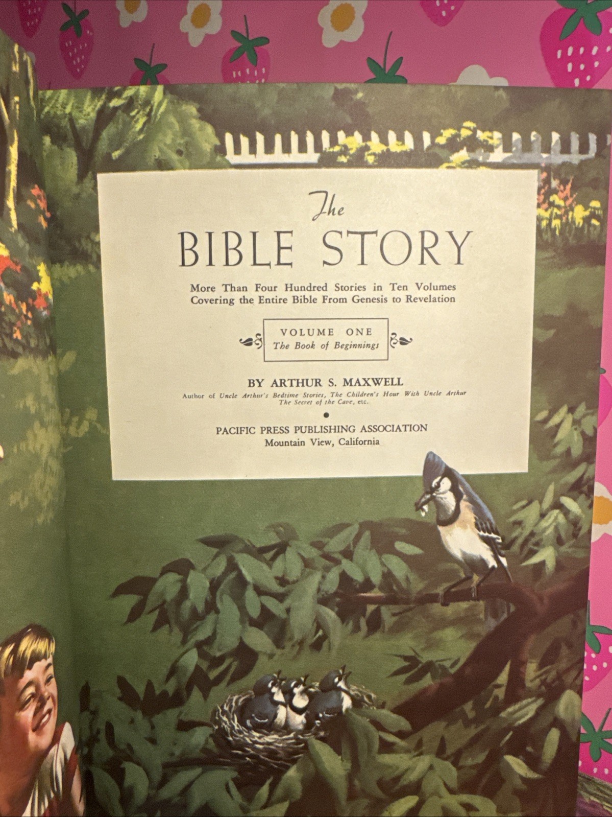 THE BIBLE STORY Hardback Book Set Vol 1-10 (missing Vol 7) Maxwell 1953