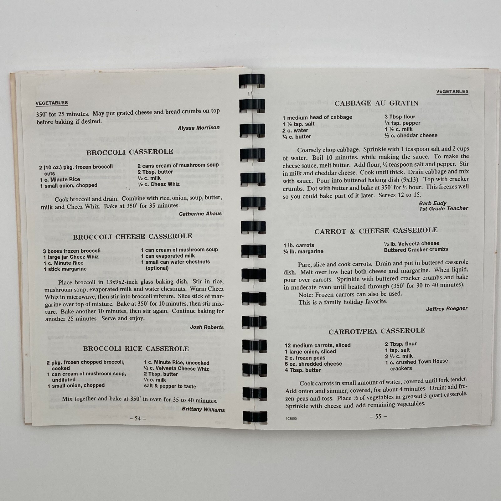 Charles Elementary School Cookbook Richmond, Indiana (1996, Spiral) 126 pages