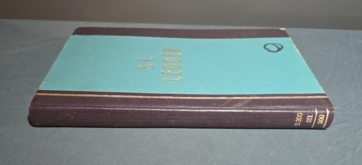 Vintage 1970s S.E. Ledger, Hard Cover, 126 Pages + Index