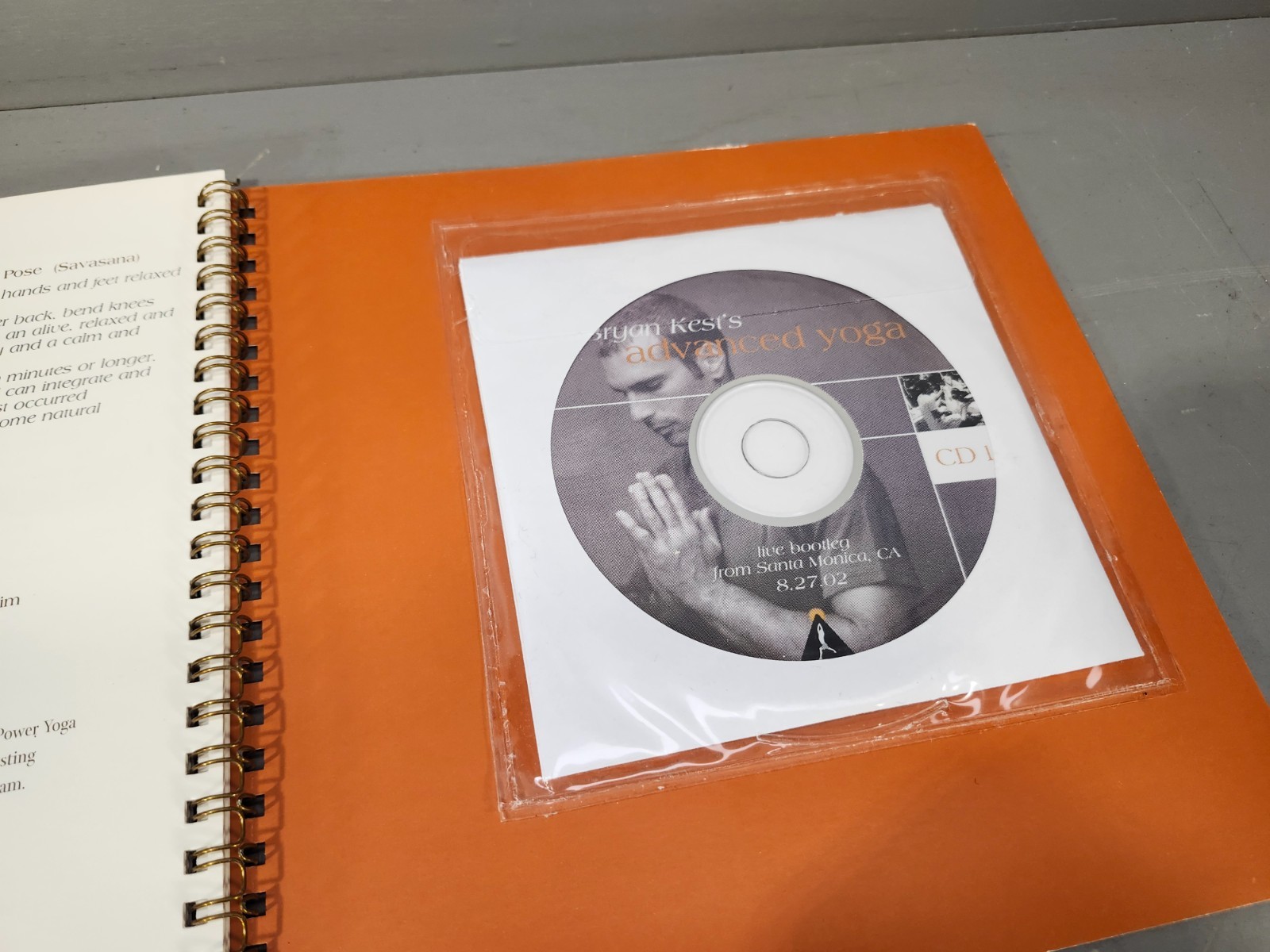 Bryan Kest’s Advanced Yoga 90 minute Workout Training Booklet w/ 2 Audio CD