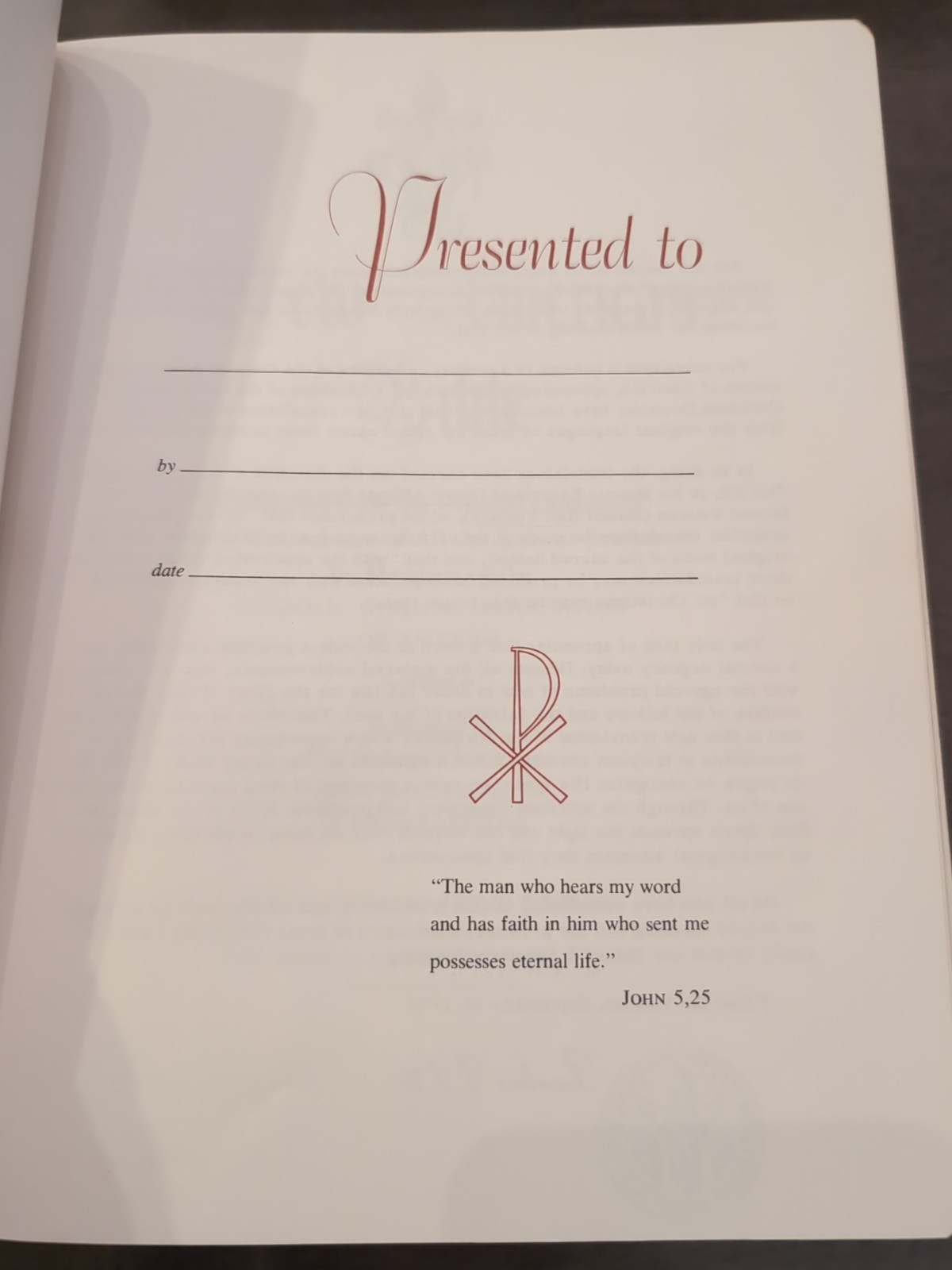 The New American Bible Special Family Edition Triple Column Catholic Press-world
