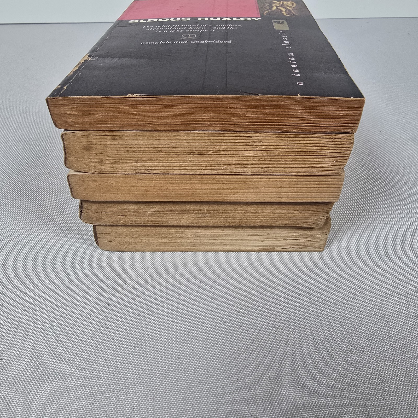 5 Vtg Bantam Paperback Classics: Green Mansions, Brave New World, Child Buyer +