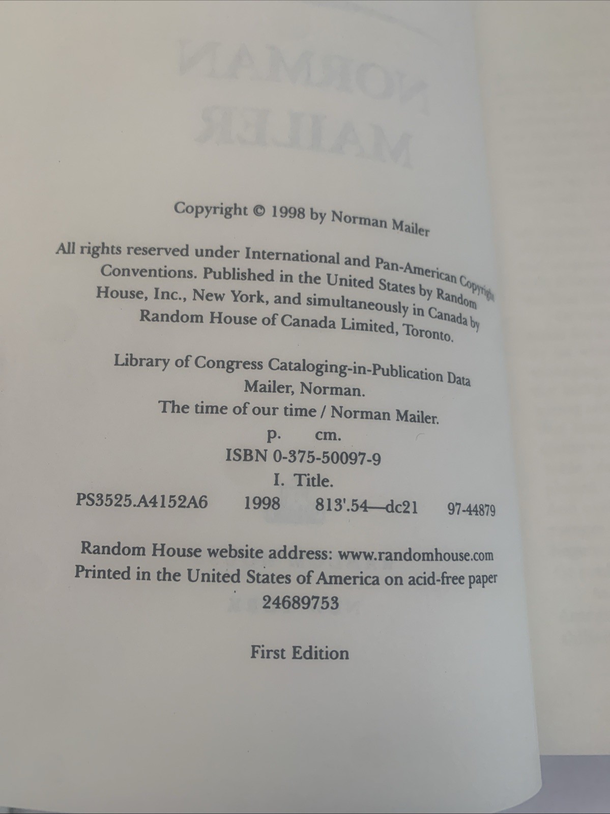 Lot of 4 Advanced Uncorrected Proofs Various Authors.