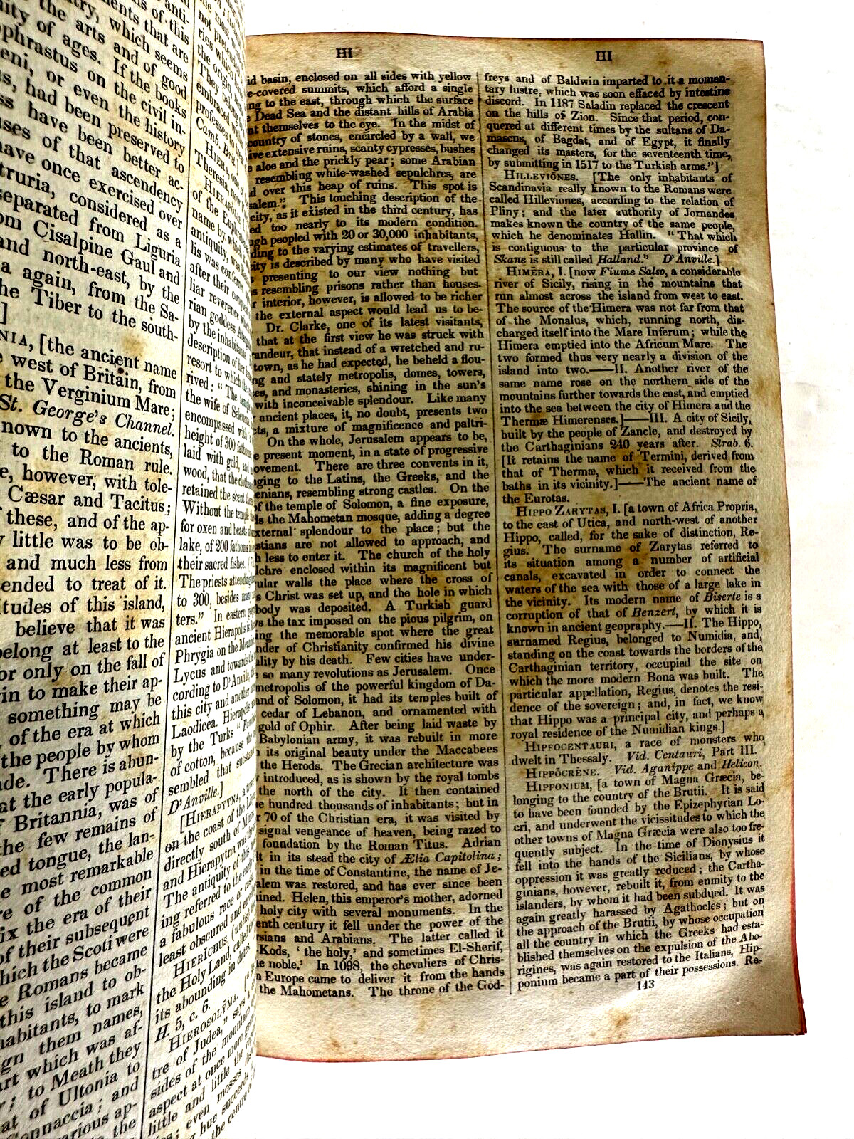 Bibliotheca Classica – A Dictonary by J. Lemppriere 1832 – English L5