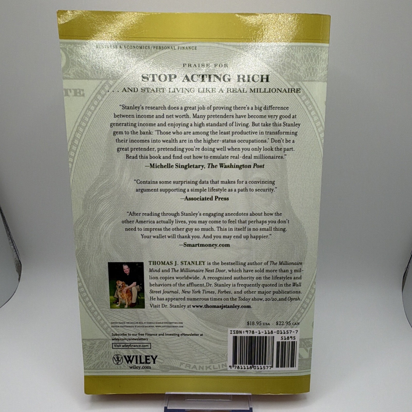 Thomas J. Stanley Stop Acting Rich: Real Millionaire Personal Finance Paperback