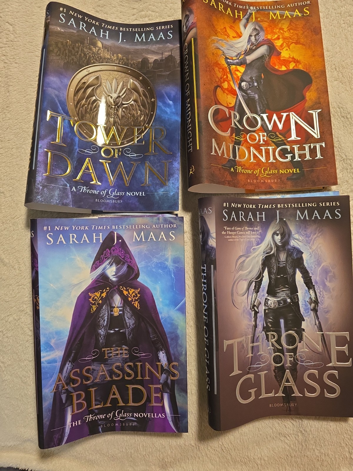 Throne Of Glass Box Set Hardcover Withe Nerdy Ink Dust Jackets Sarah J. Maas