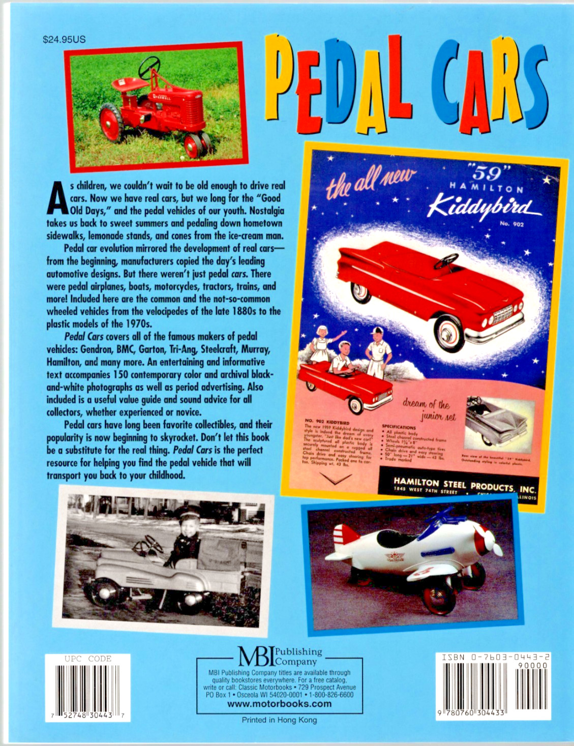 1999 Pedal Cars Larry Bloemker-Robert Genet- Ed Weirick 128 Pages Like New