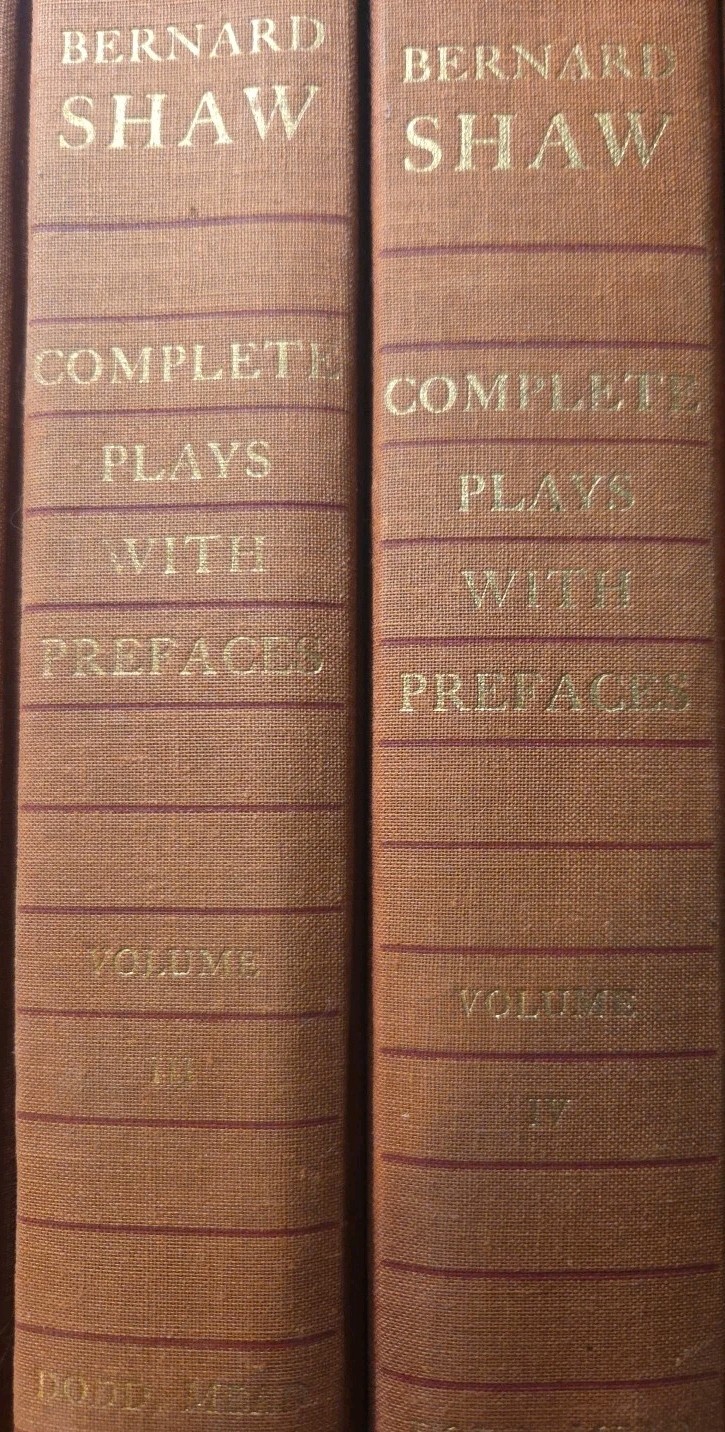 George Bernard Shaw Complete Plays with Prefaces 6 VOLUMES Near Fine Cond. 1962
