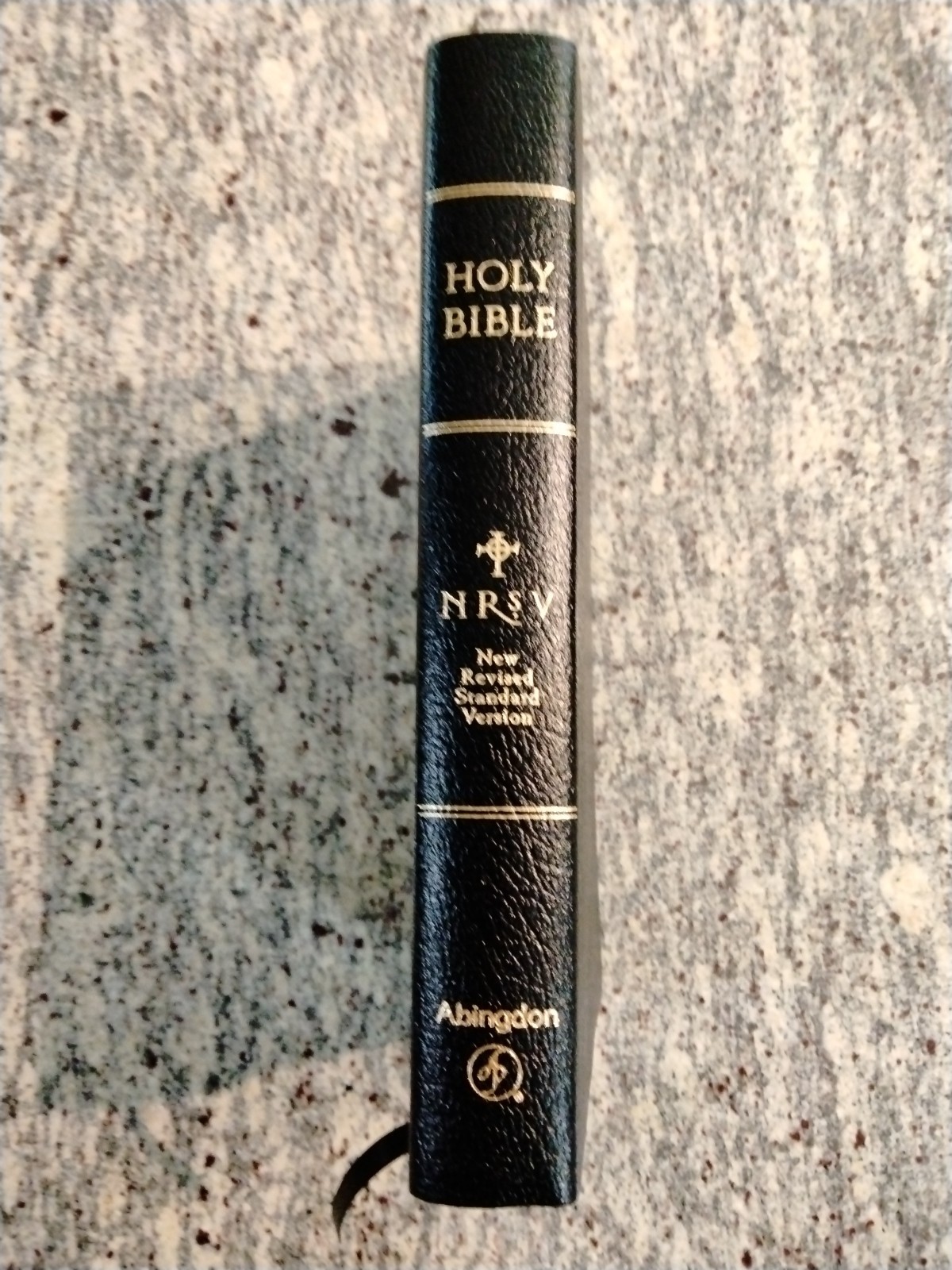 Black/Bonded Leather Bible Premium NRSV New Revised Standard Version Gilded edge