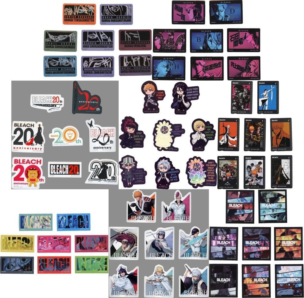 Bleach Stirring Souls Vol.1 Sticker Set 8 pcs – Bandai Spirits