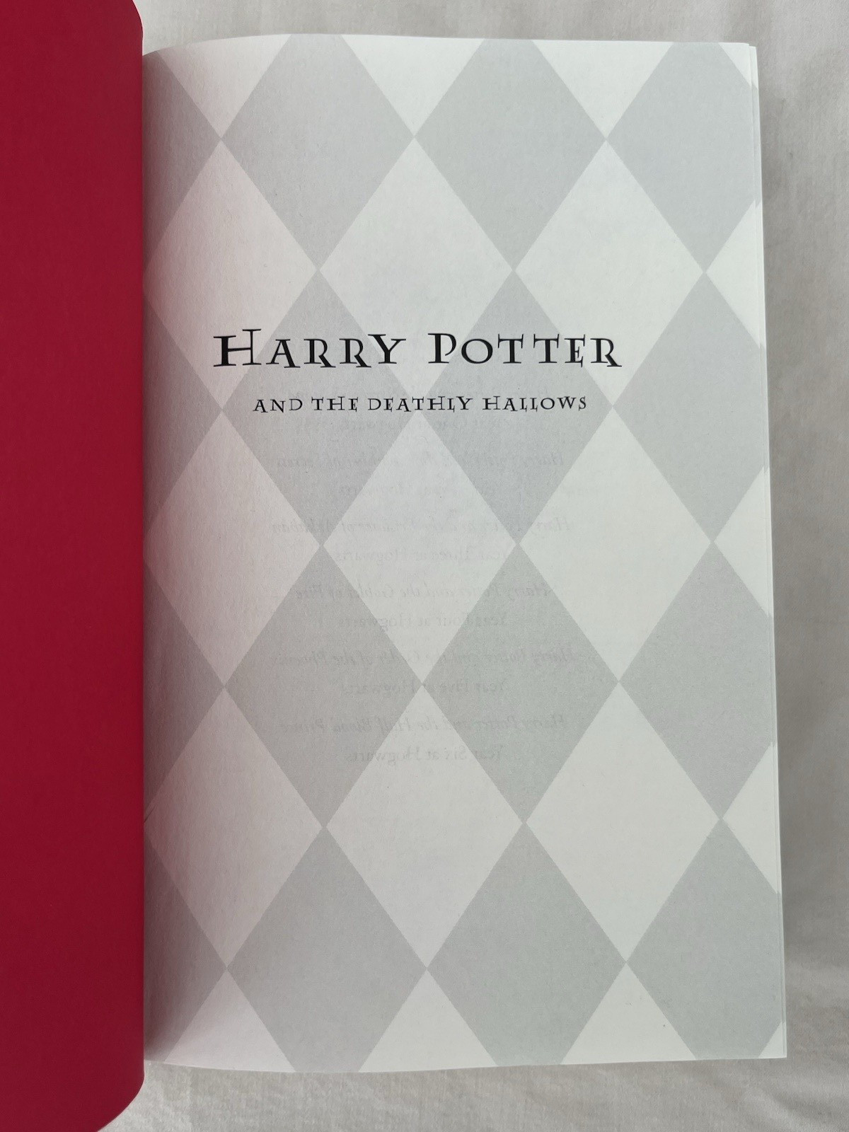 Harry Potter Deathly Hallows True US 1st/1st Hardcover Book 7 Page 759 Error JK