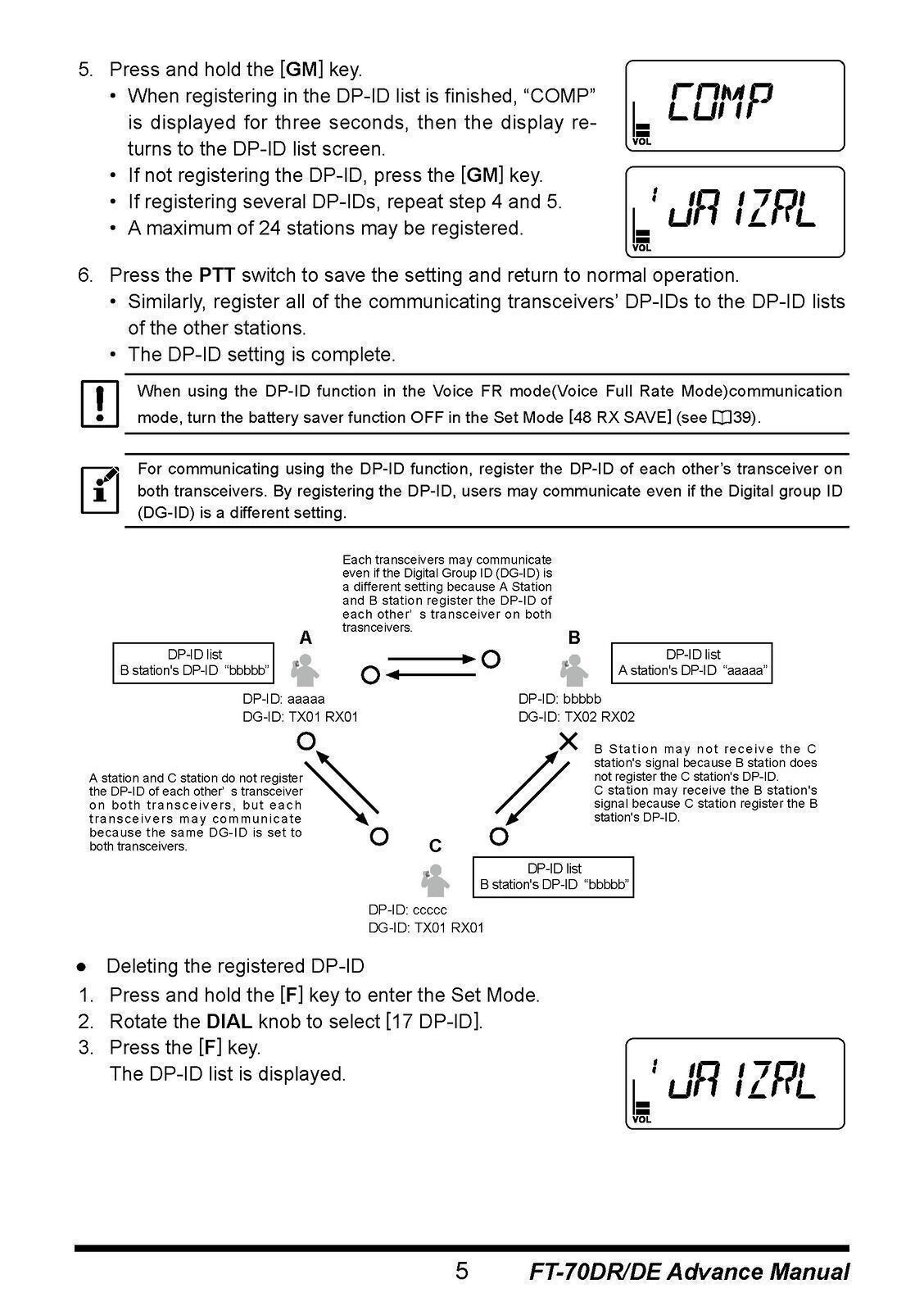 YAESU FT-70DR FT-70DE Transceiver Advance Manual Operation, TOUGH SPIRAL BINDING