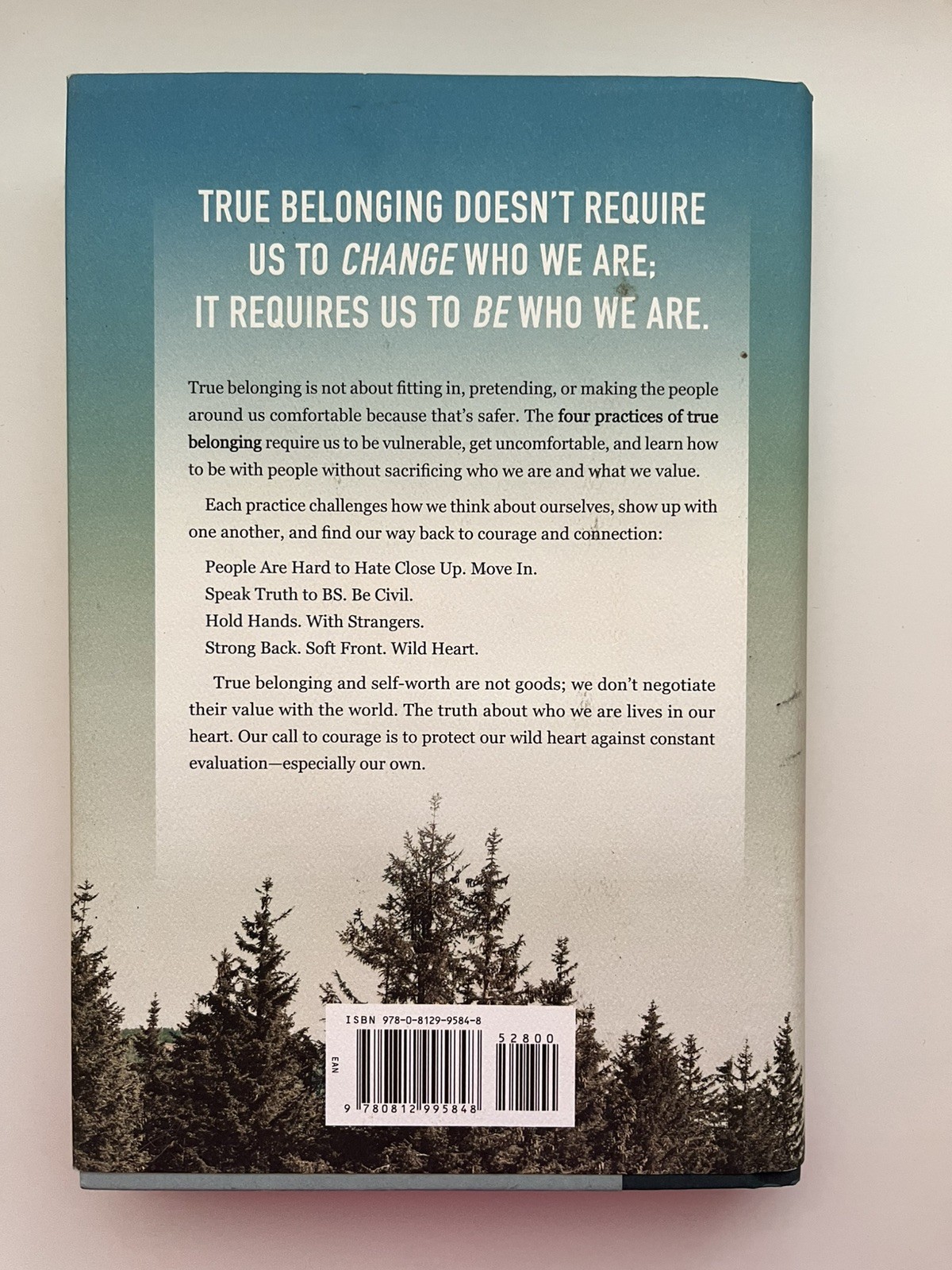 BRAVING THE WILDERNESS by BRENE BROWN, Hardcover, New York Times Best Seller
