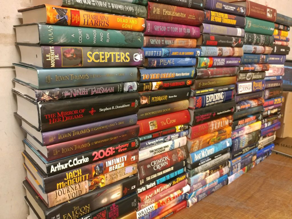 Books by Genre 20 LBS (Pounds) Box Value Lot Sorted Fiction/Nonfiction HB/PB SET