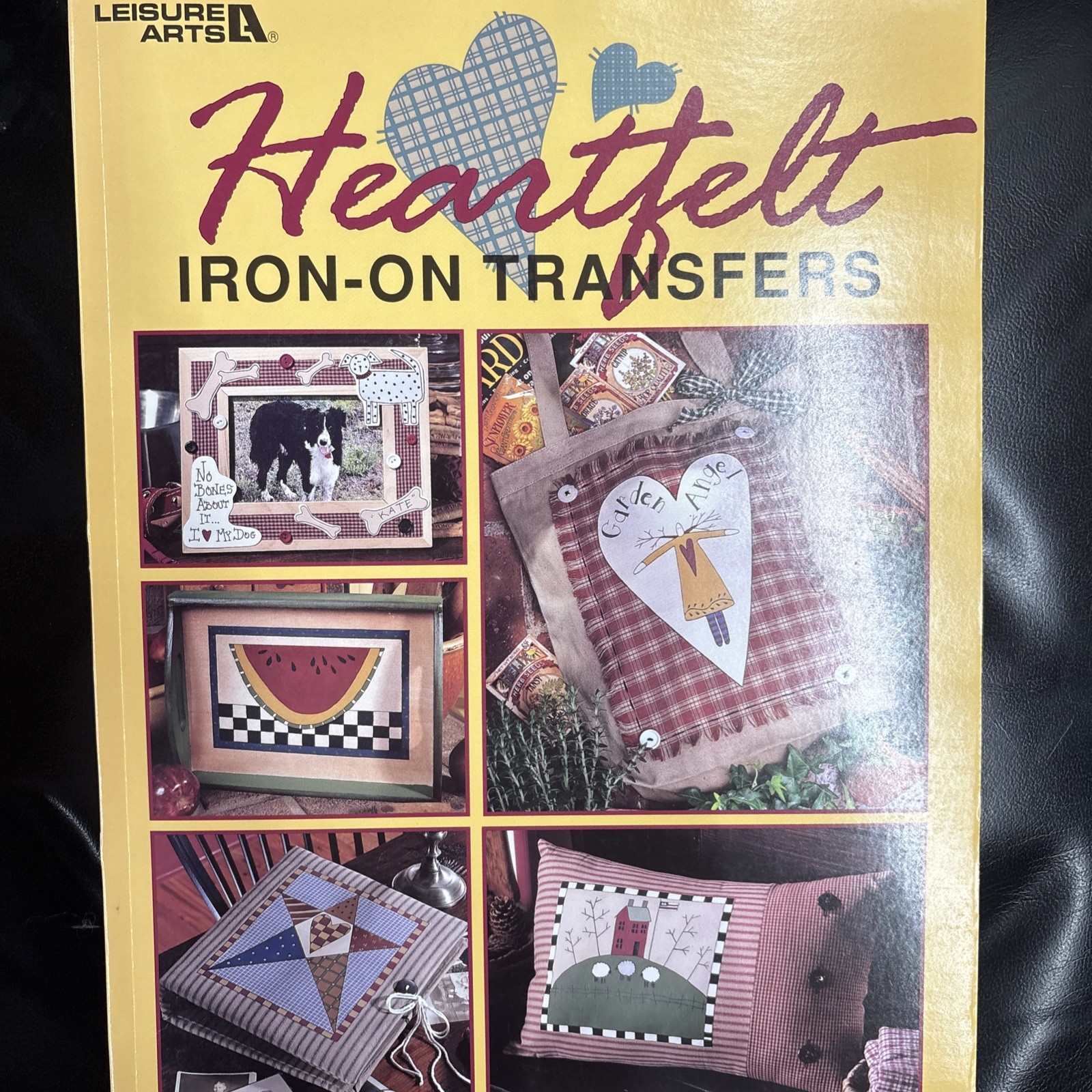 Heartfelt Iron-On Transfers by Susan Fouts Leisure Arts 1998 All Intact