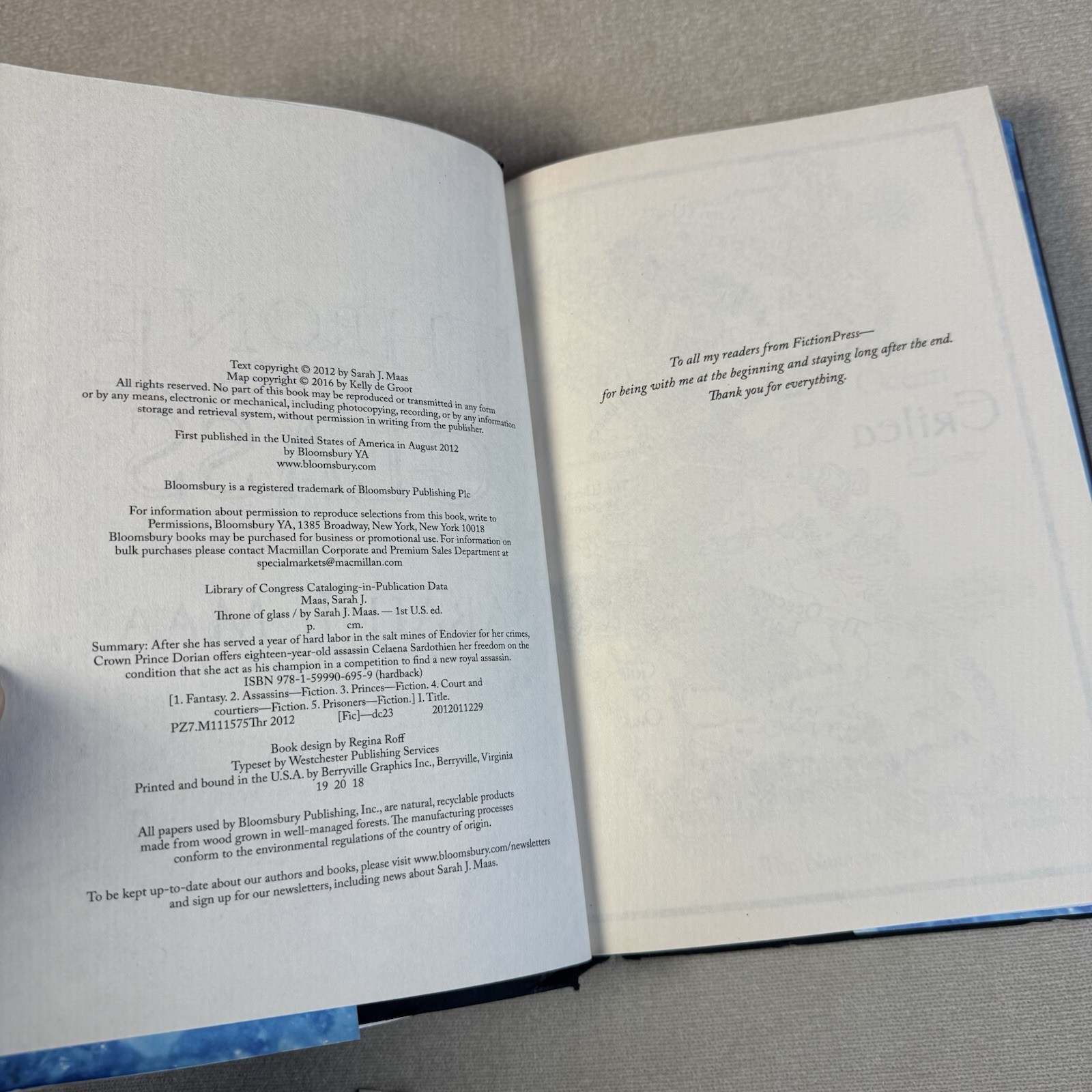 OOP Throne of Glass Sarah J Maas Hardcover First Edition/ 18th Print Original