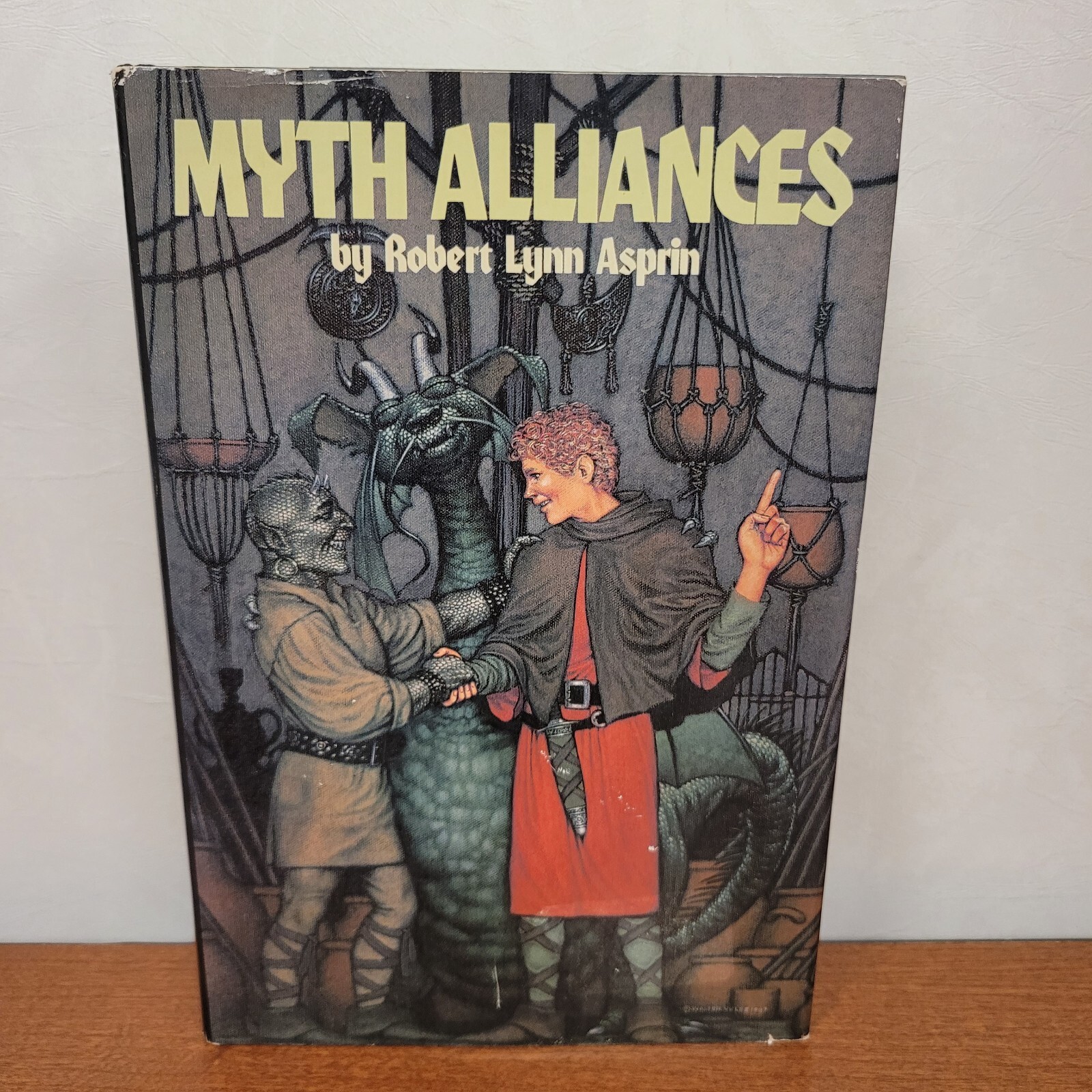 MYTH ALLIANCES/SANCTUARY by Robert Asprin, Vtg HC 1981 THIEVES’ WORLD Series 1-3