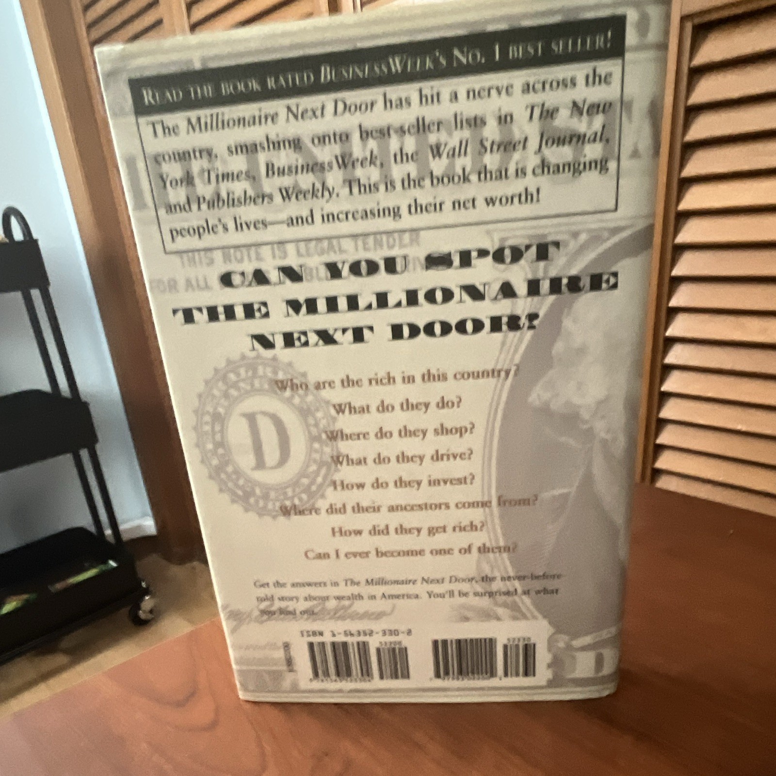 Thomas J. Stanley & William D. Danko The Millionaire Next Door PB English