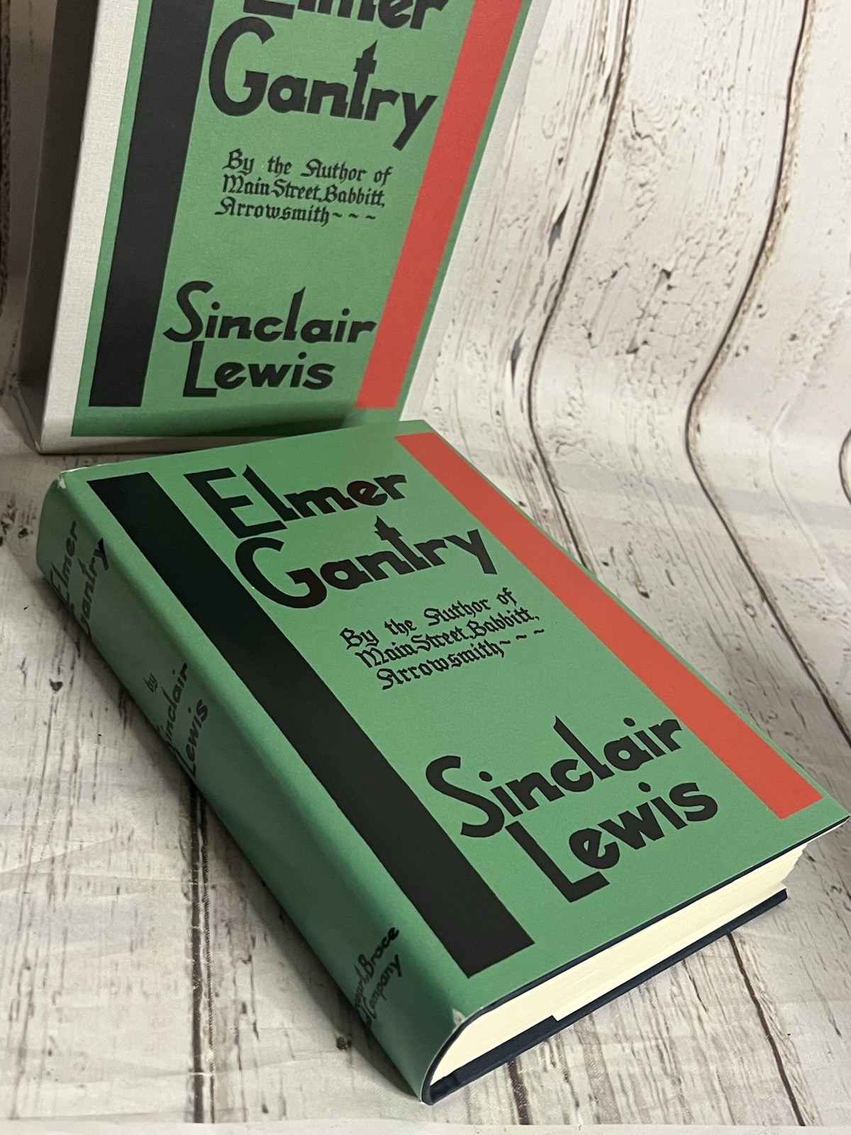 Elmer Gantry – Sinclair Lewis – 1927 Novel – First Edition Library Facsimile HC