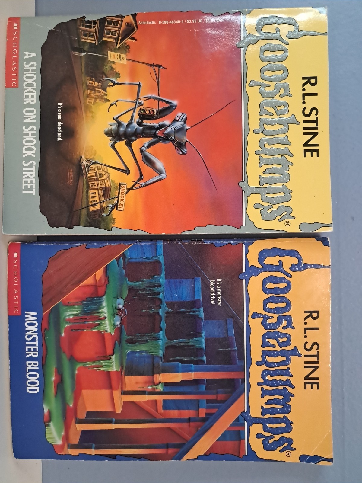 Lot Of 17 Vtg Goosebumps Books 1st Scholastic Printing